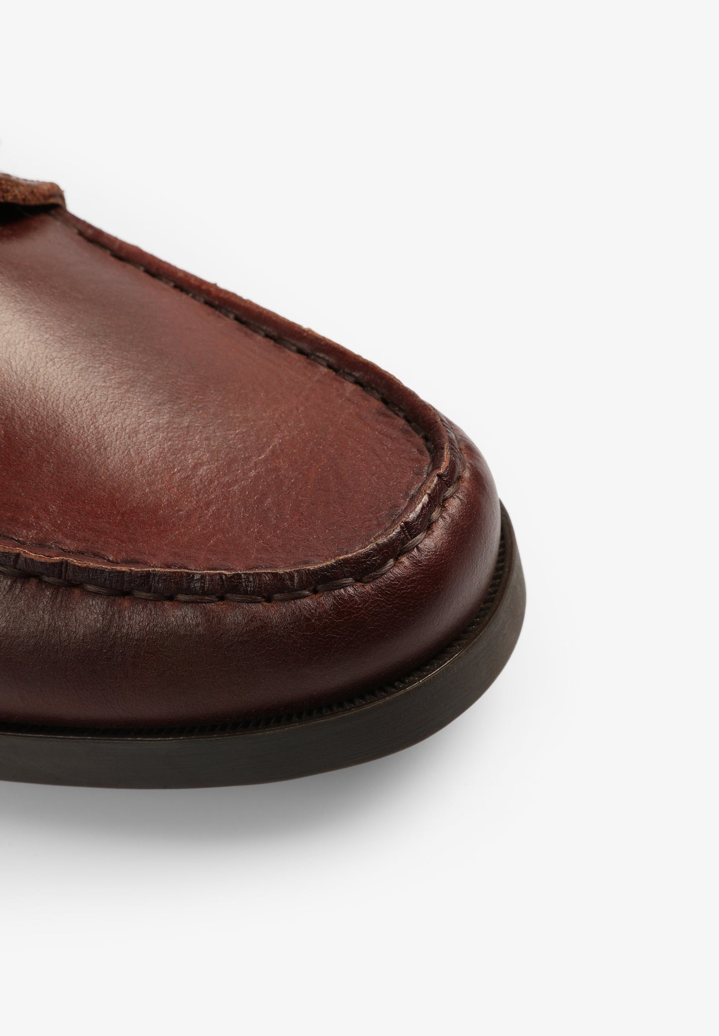 PLAIN LEATHER DECK SHOES