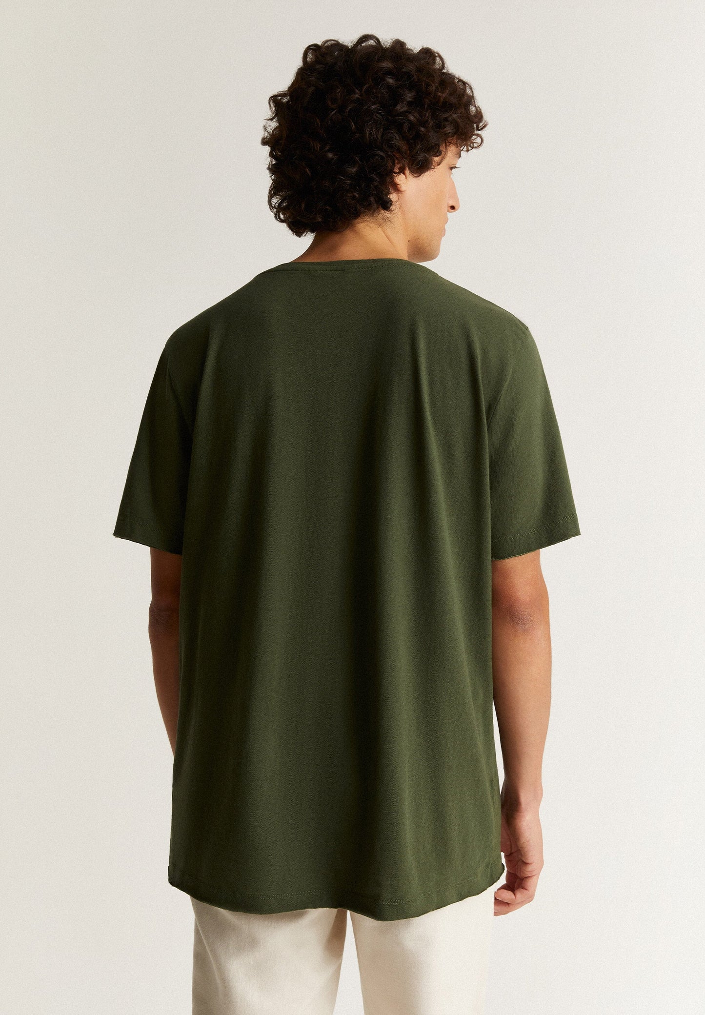 PLAIN LINEN T-SHIRT