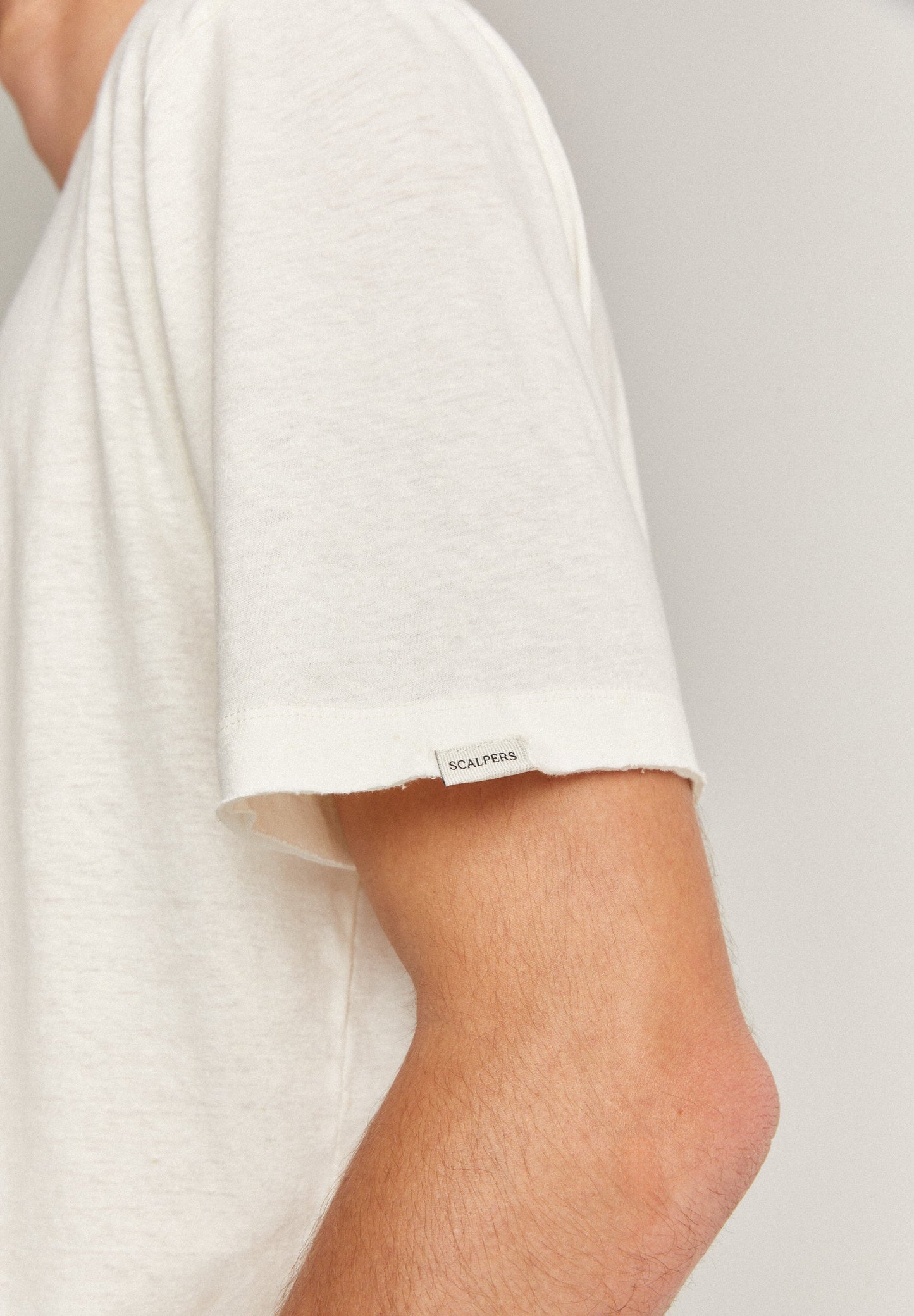 PLAIN LINEN T-SHIRT