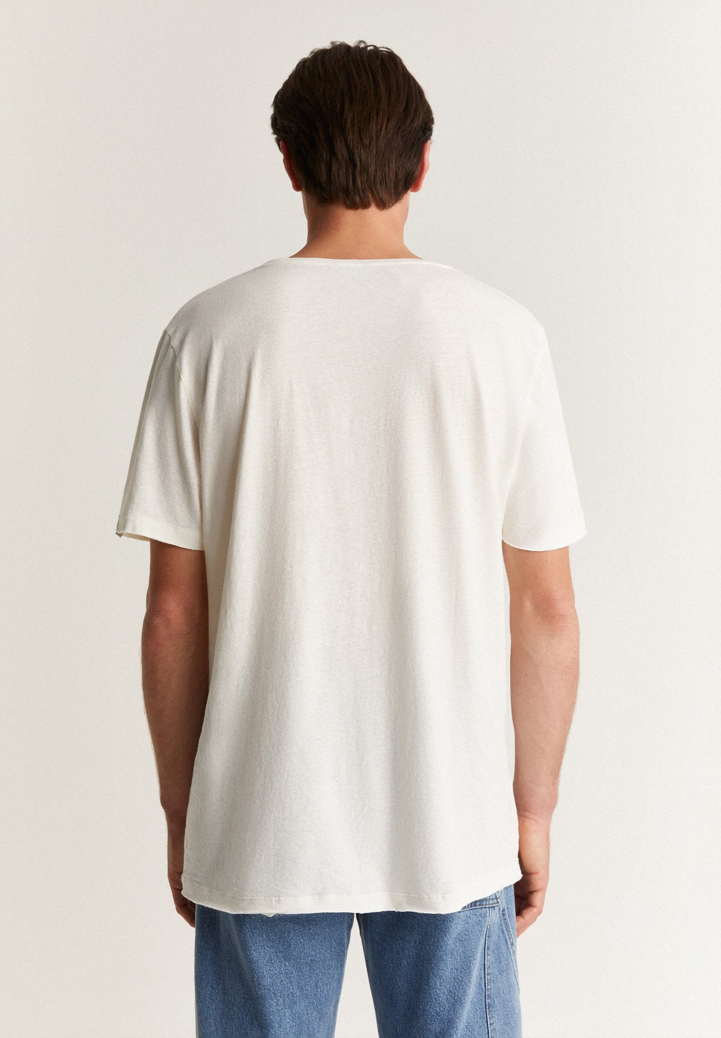PLAIN LINEN T-SHIRT