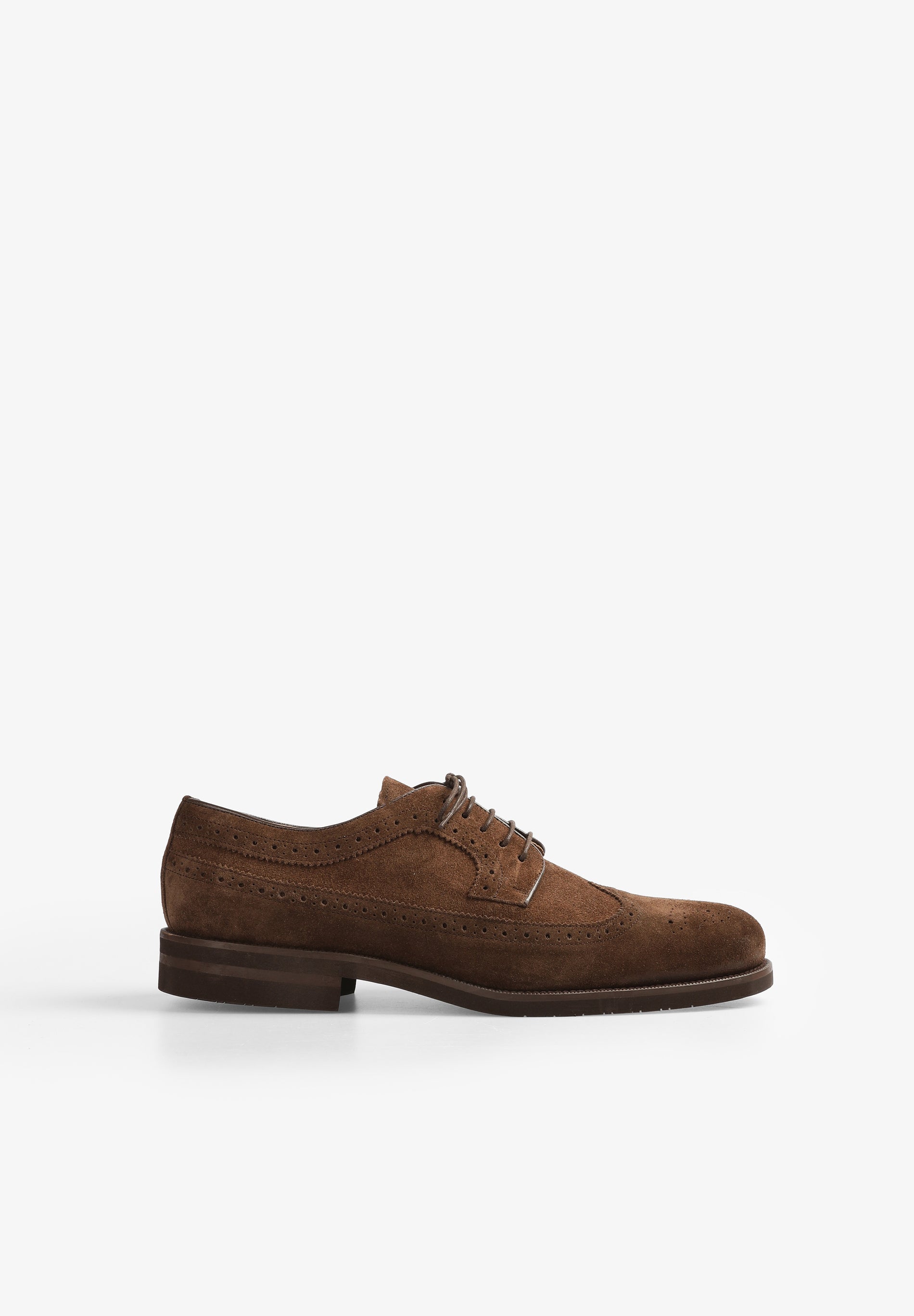 LEATHER SHOES WITH BROGUES