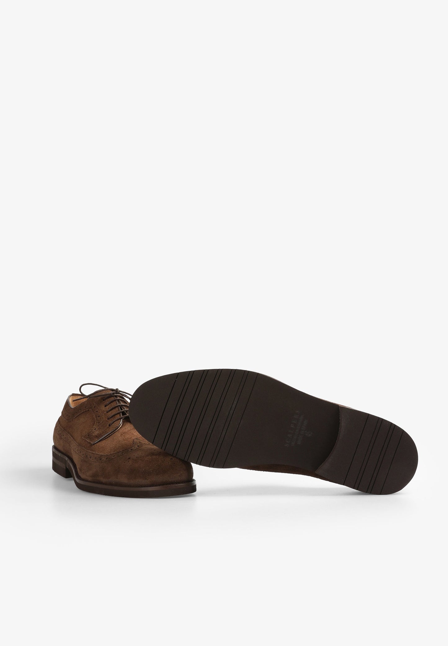 LEATHER SHOES WITH BROGUES