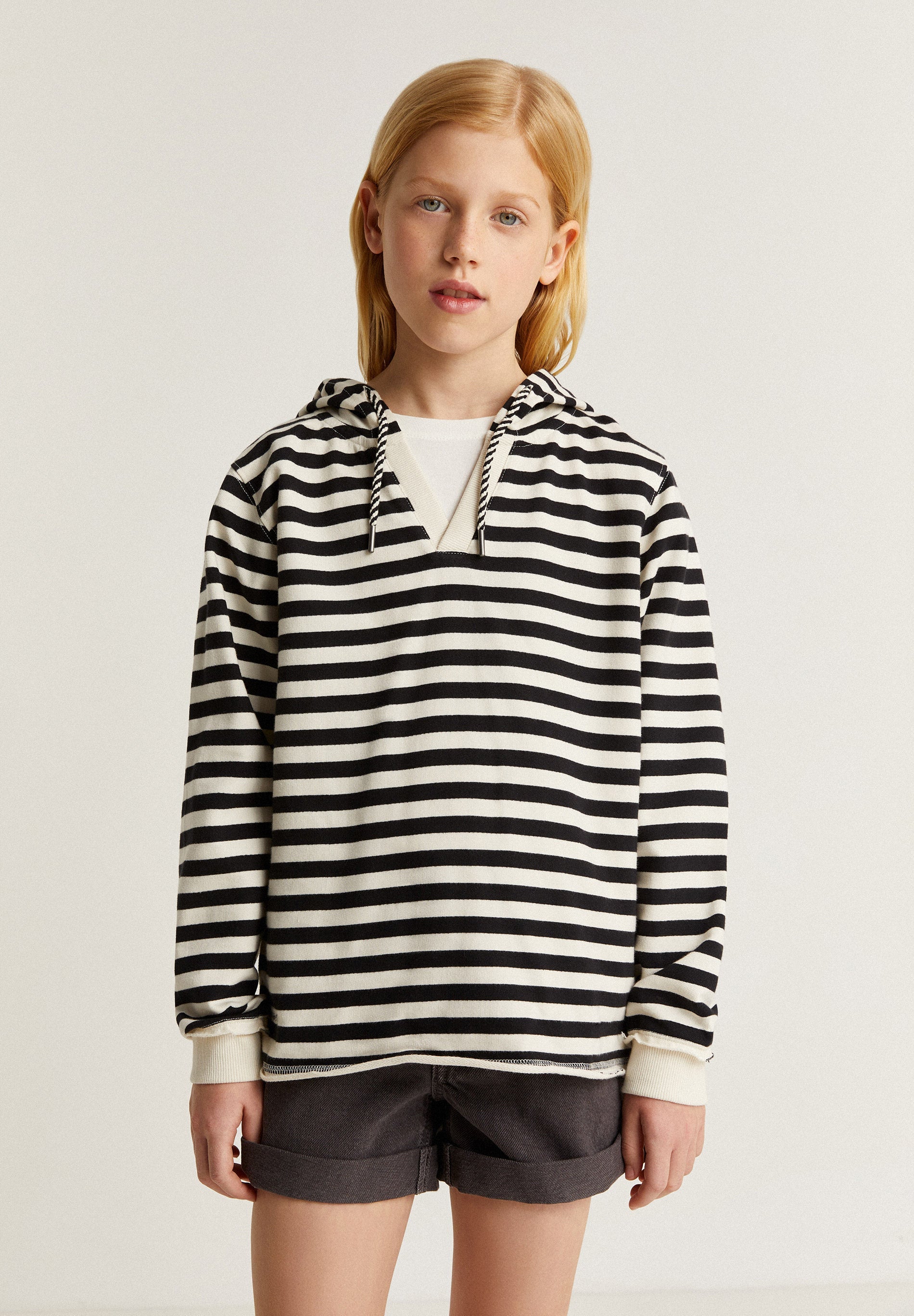 MULTI-STRIPE HOODIE
