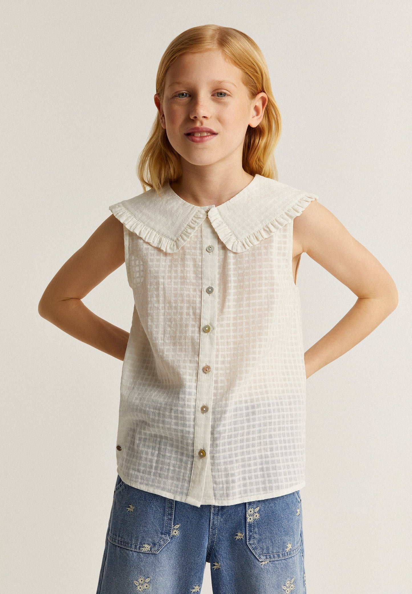 PETER PAN COLLAR BLOUSE