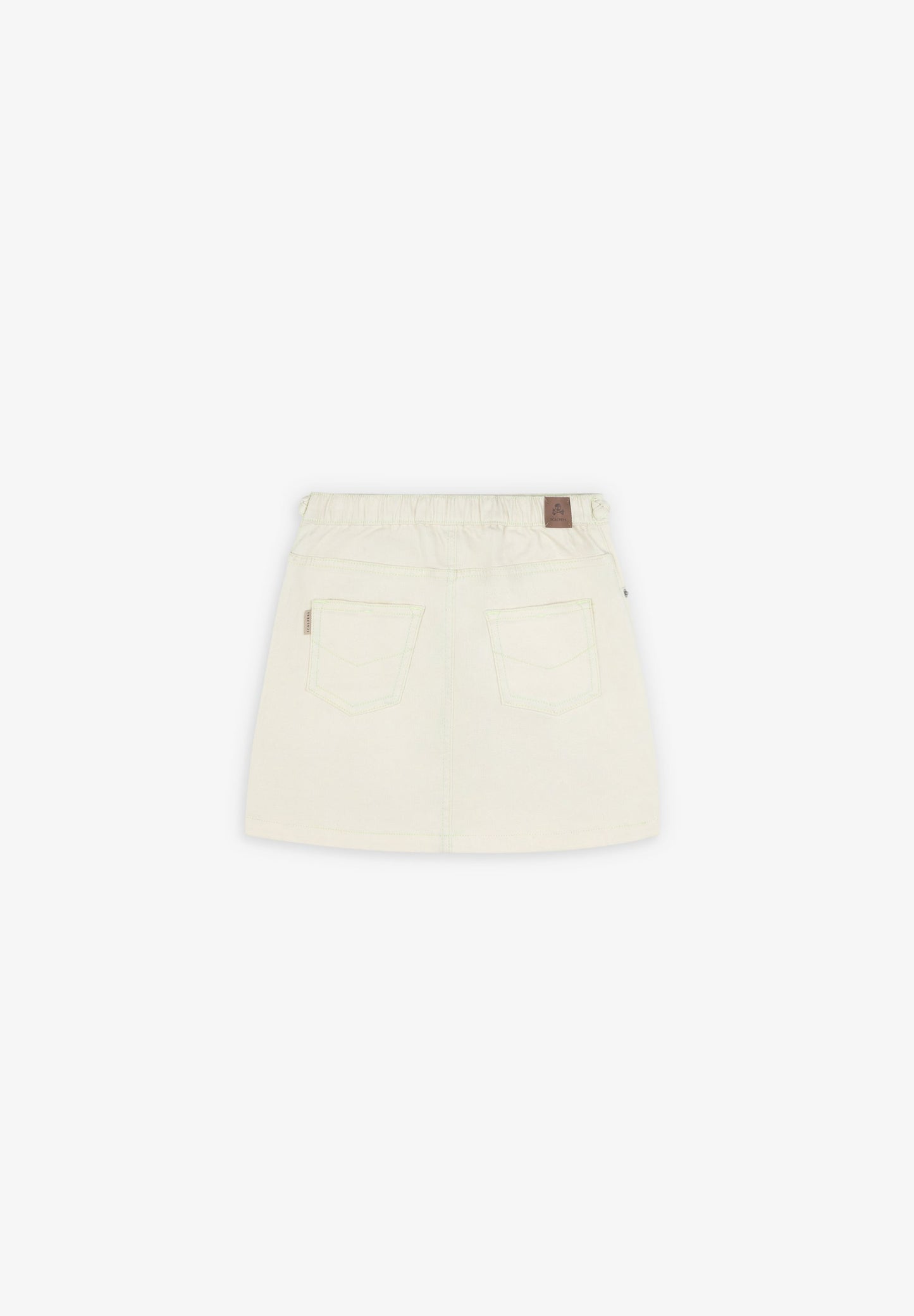 SKIRT WITH BRAIDED WAIST DETAIL