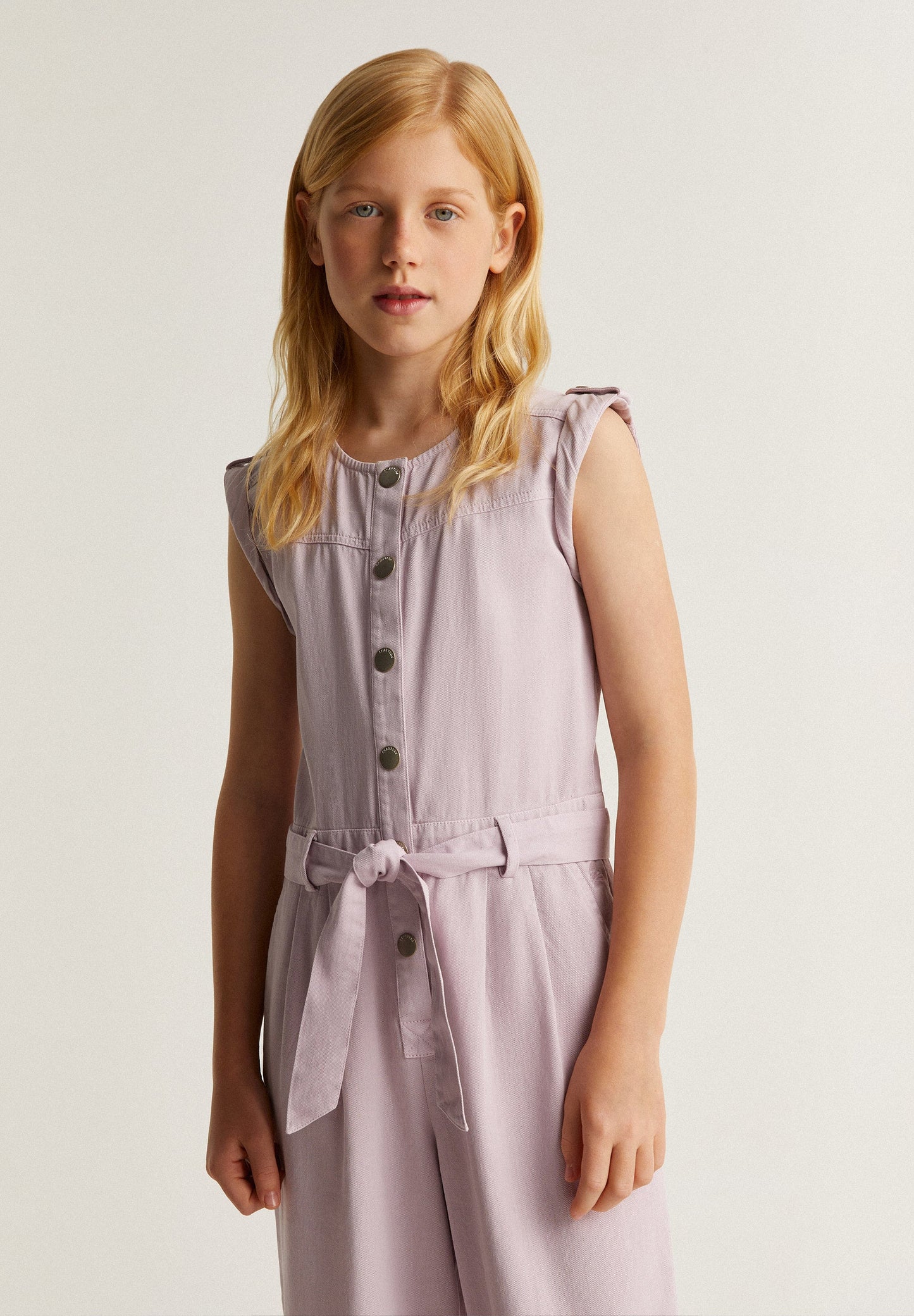 DENIM OFF THE SHOULDER JUMPSUIT