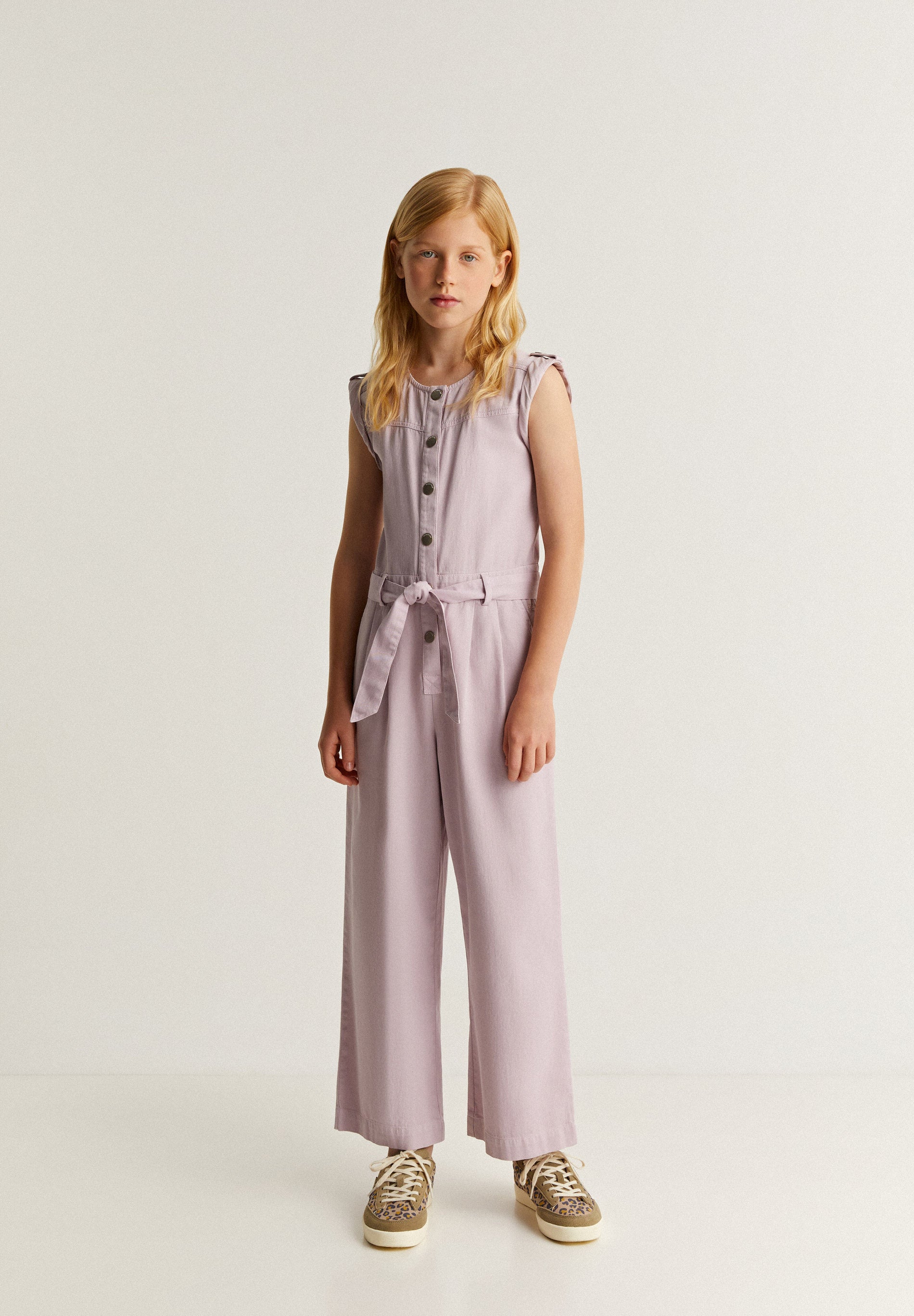 DENIM OFF THE SHOULDER JUMPSUIT