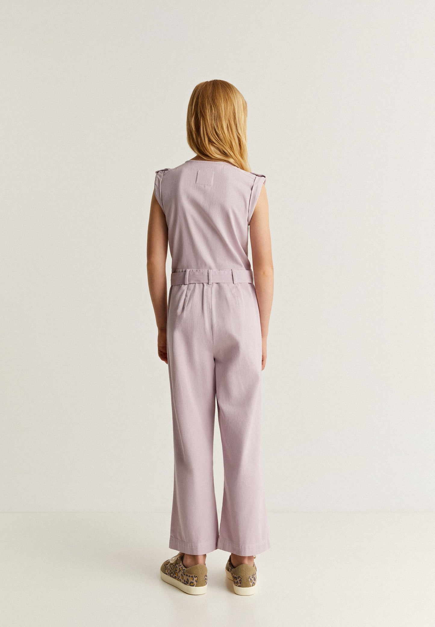 DENIM OFF THE SHOULDER JUMPSUIT