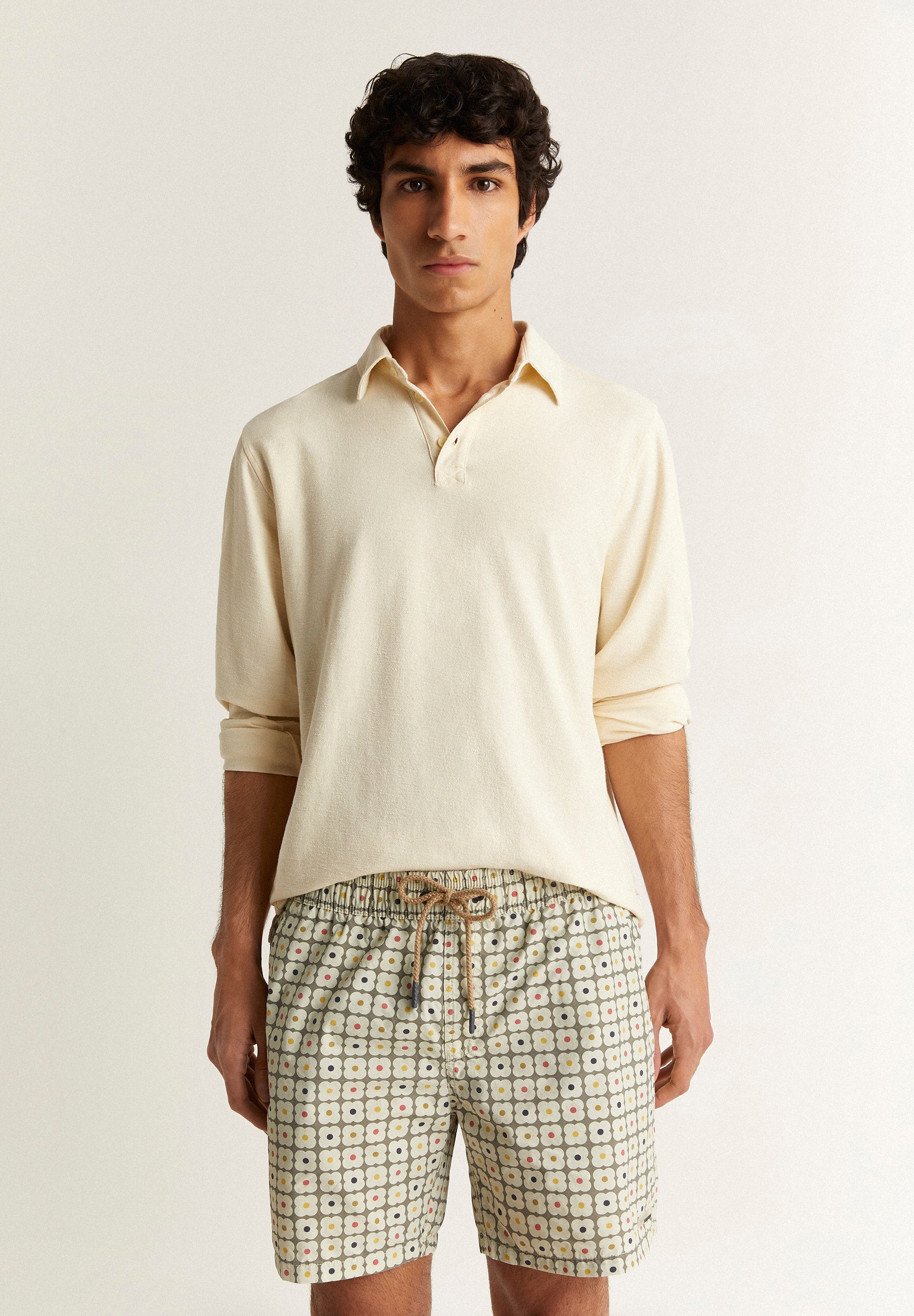 FLORAL PRINT SWIMMING TRUNKS