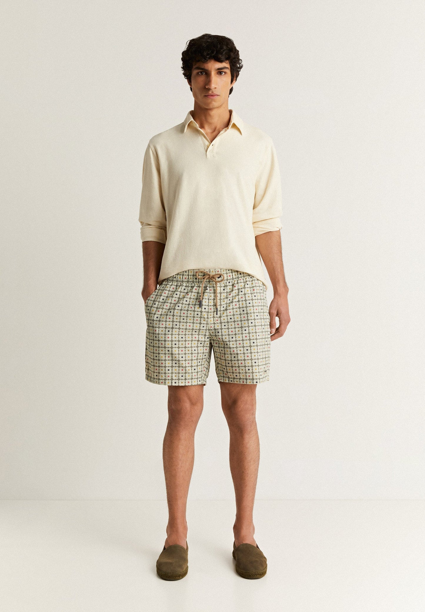 FLORAL PRINT SWIMMING TRUNKS