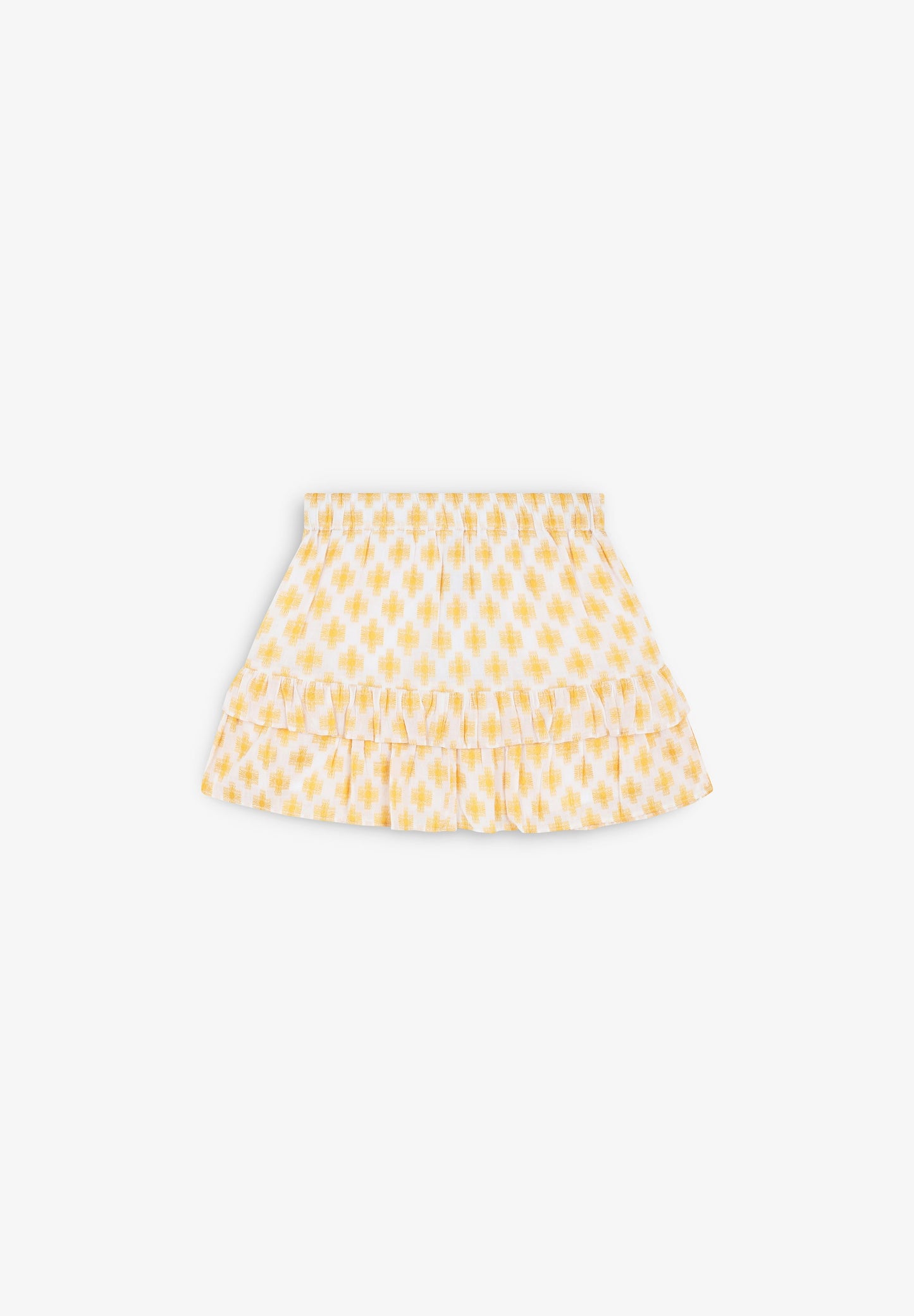 CROSSED SKIRT WITH RUFFLES