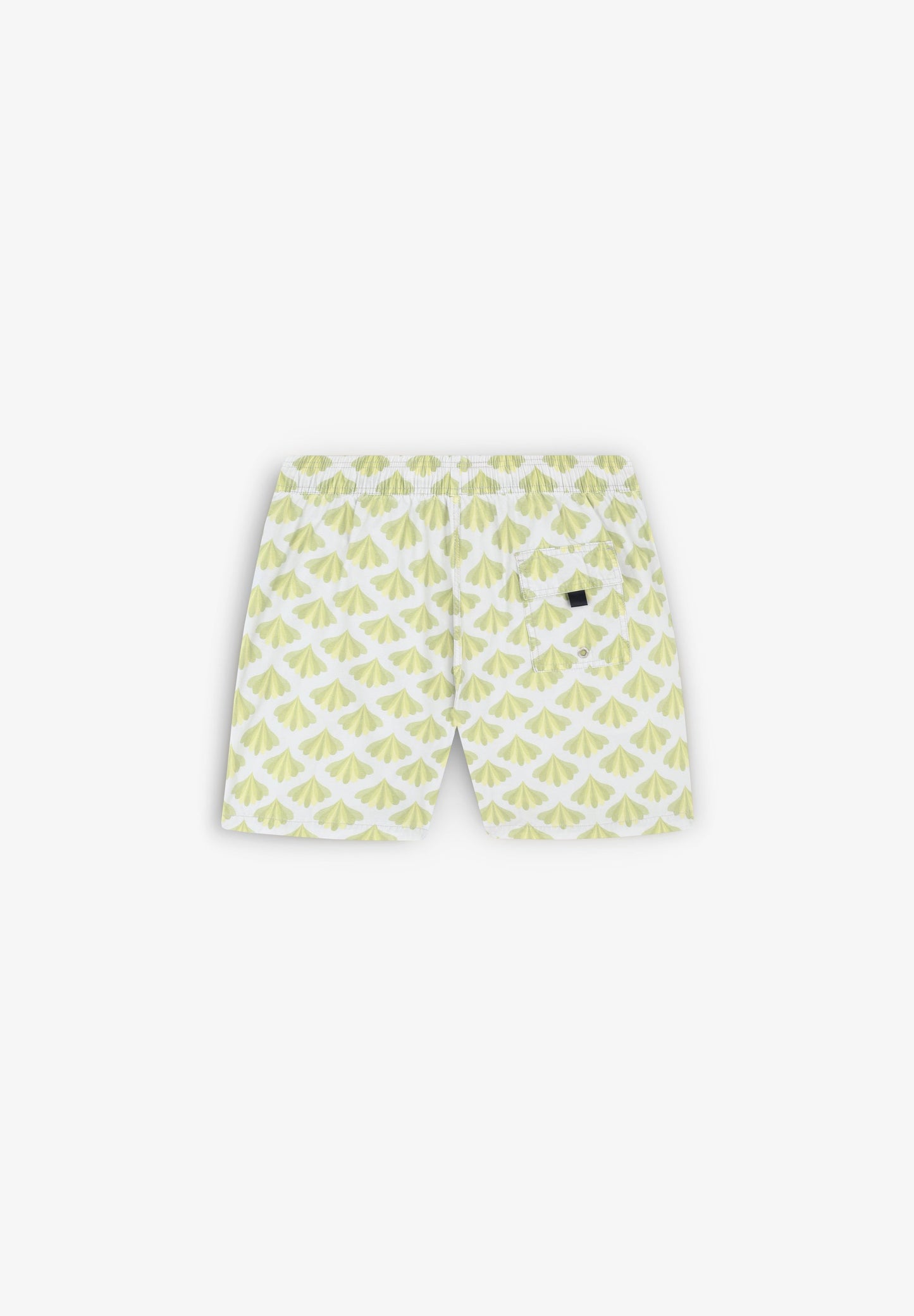 SWIMMING TRUNKS WITH LEAF PRINT