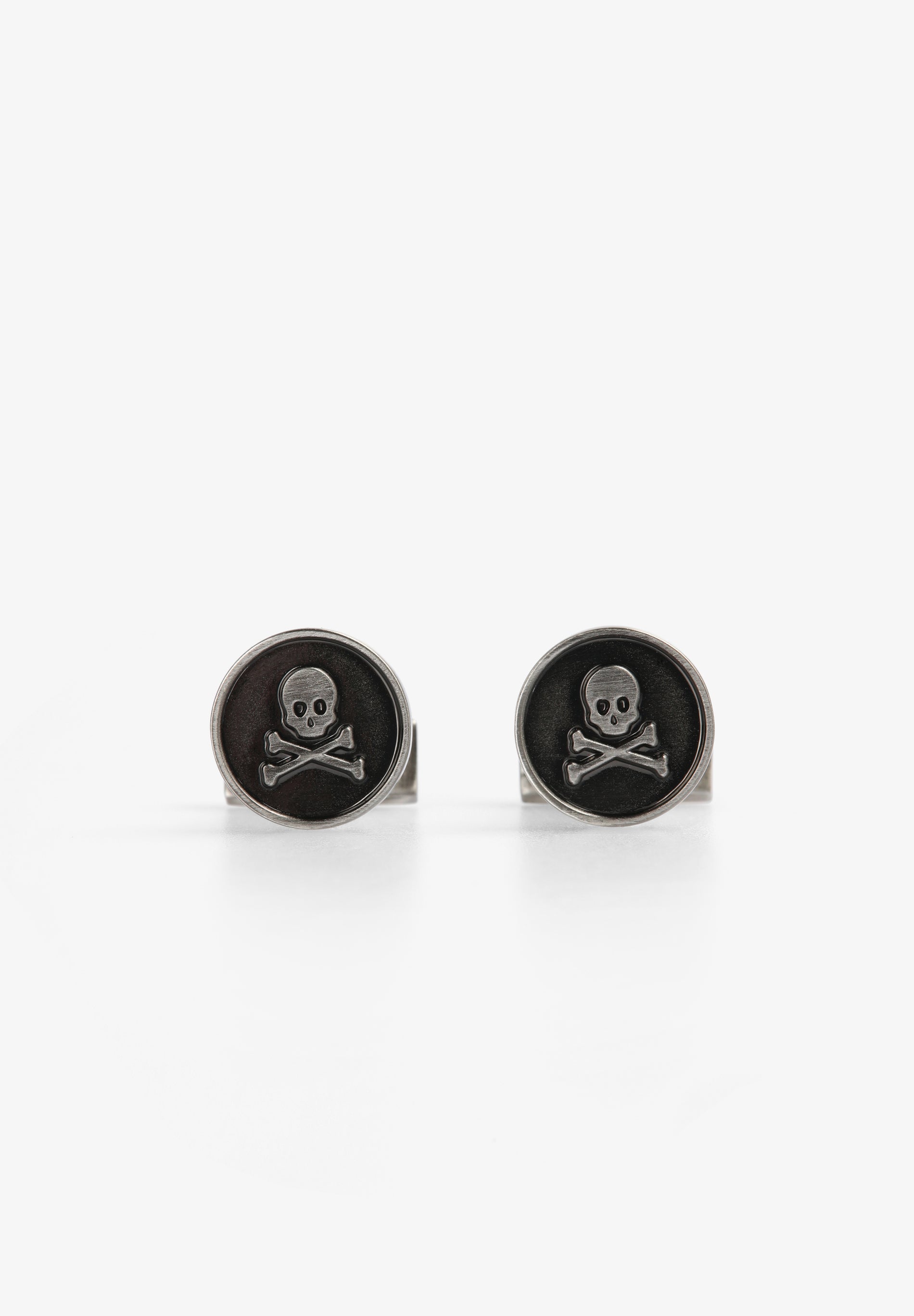 ROUND SKULL CUFFLINKS