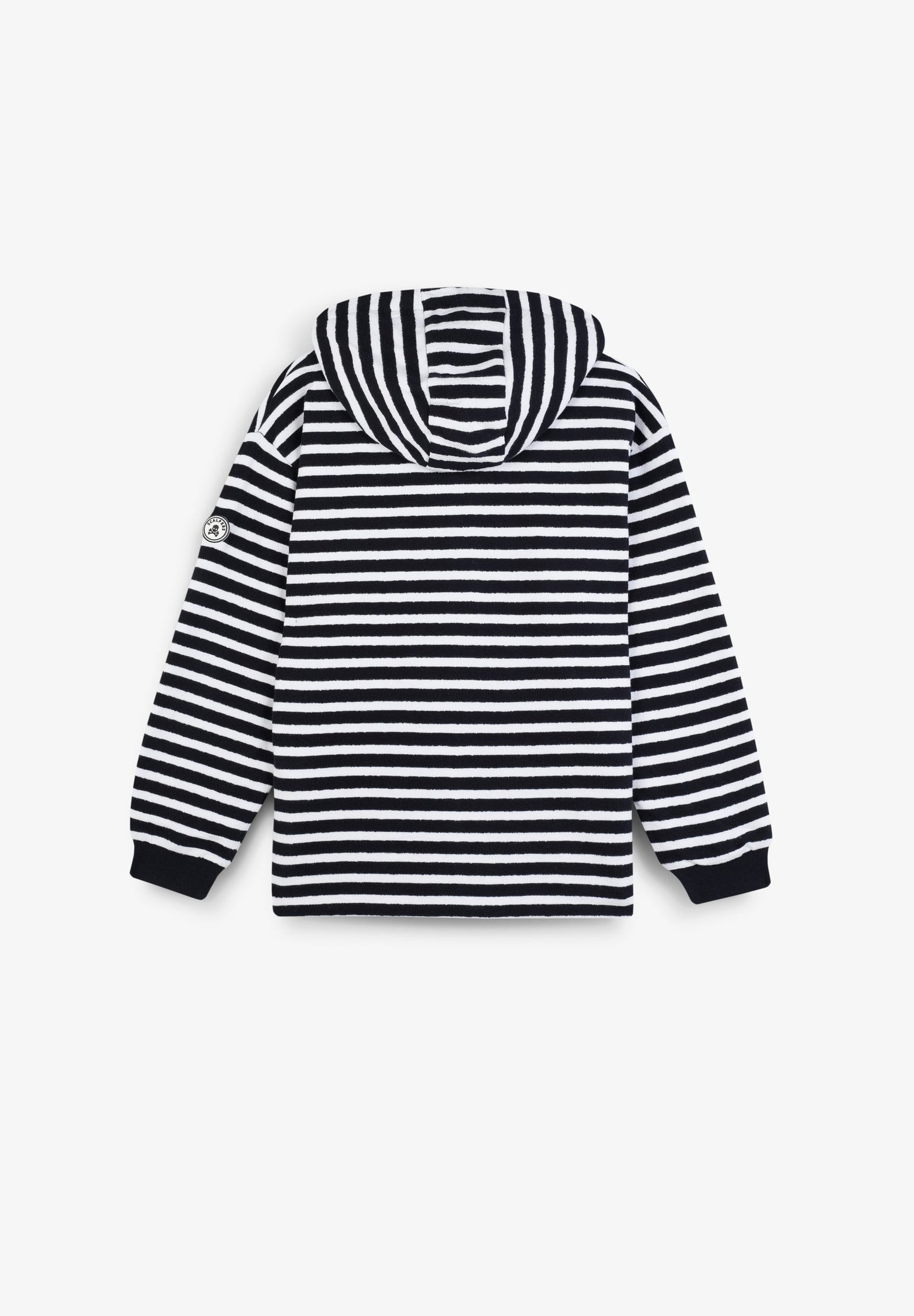 STRIPED HOODIE WITH ZIP