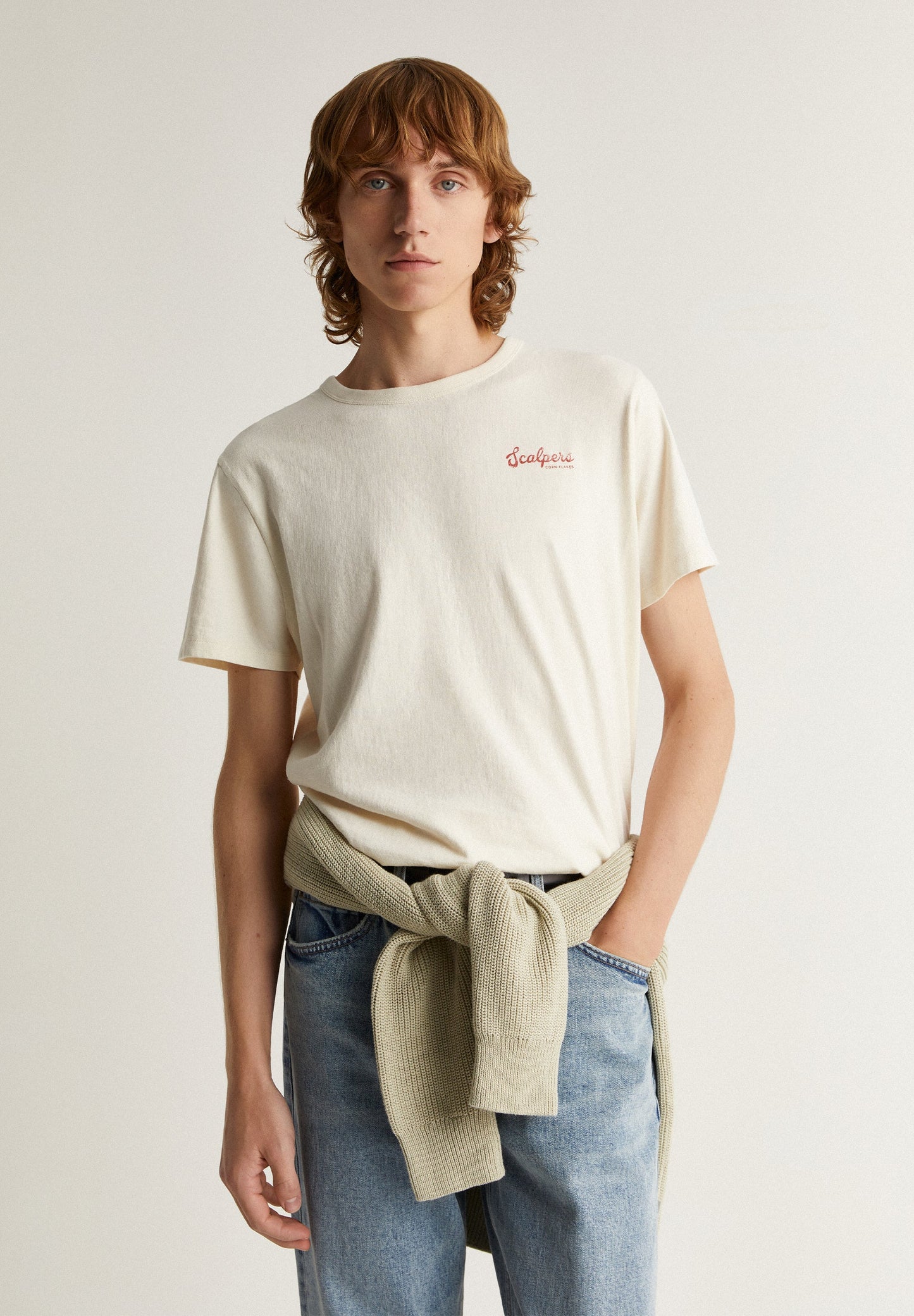 RUSTIC T-SHIRT WITH PRINT