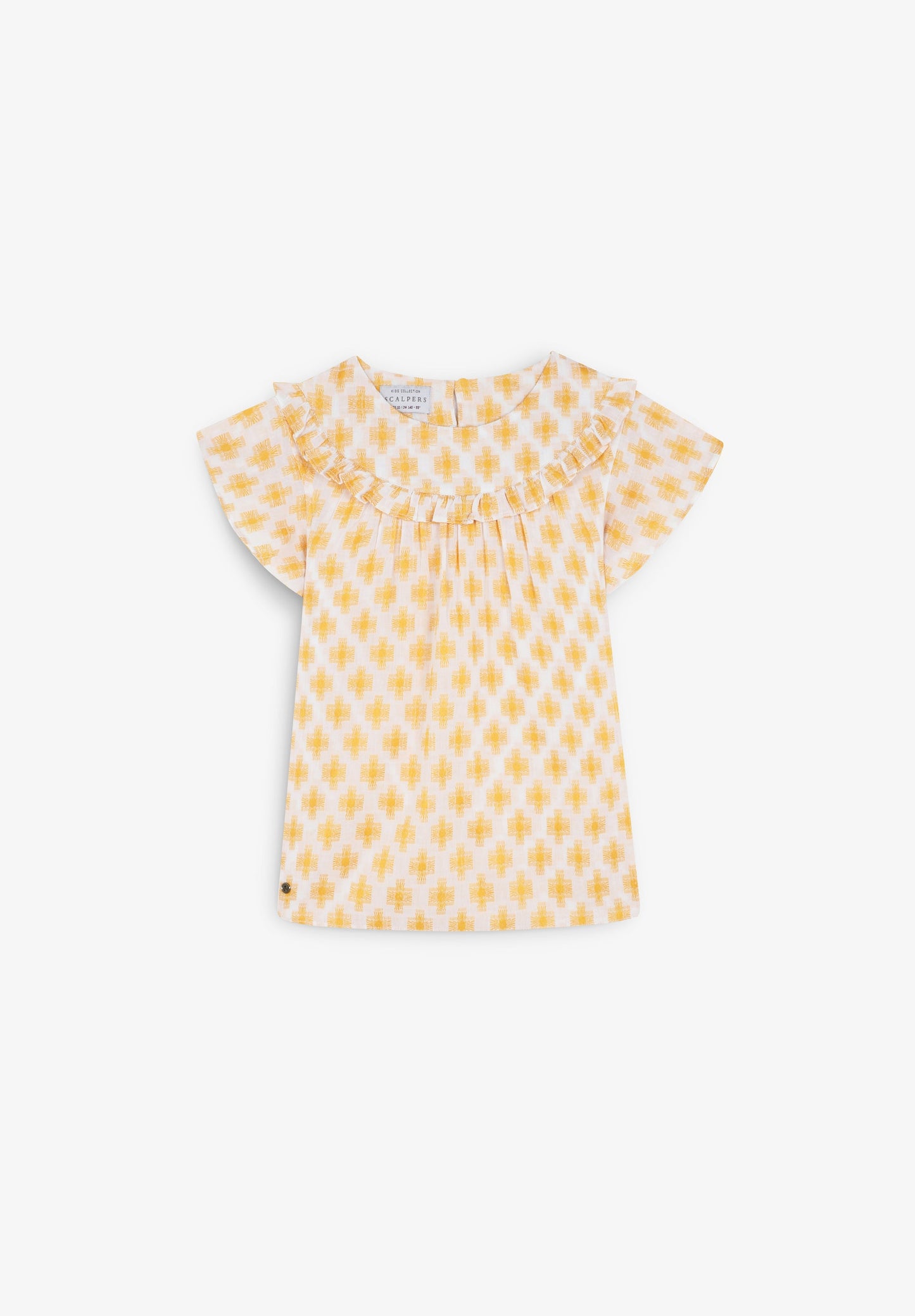 GINGHAM RUFFLED YOKE