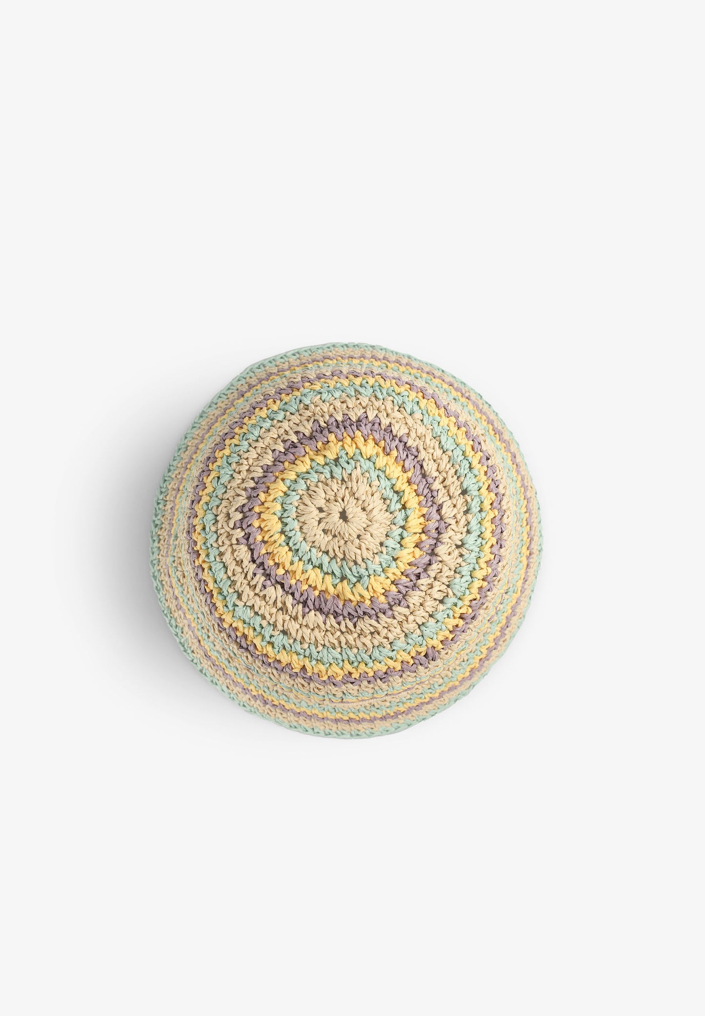 CROCHET BUCKET HAT WITH STRIPES