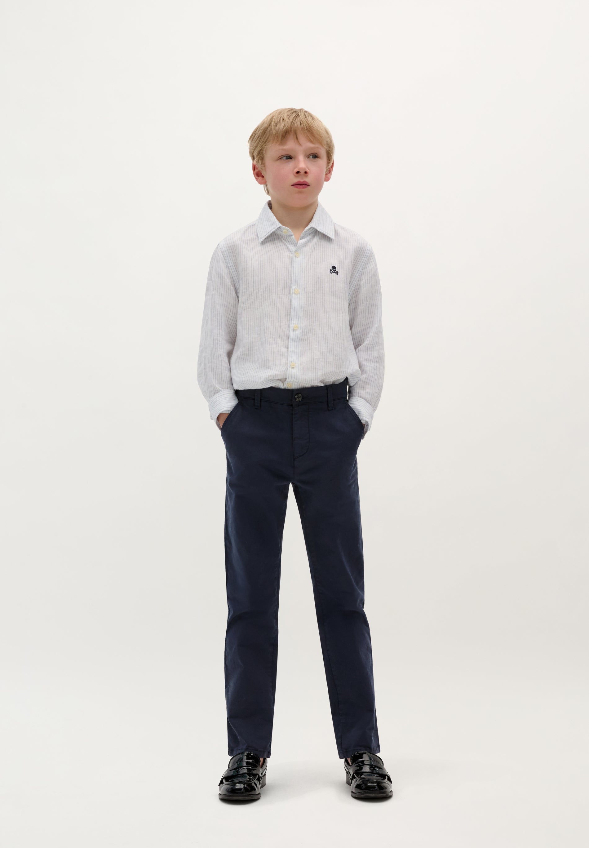 REGULAR FIT CHINO TROUSERS