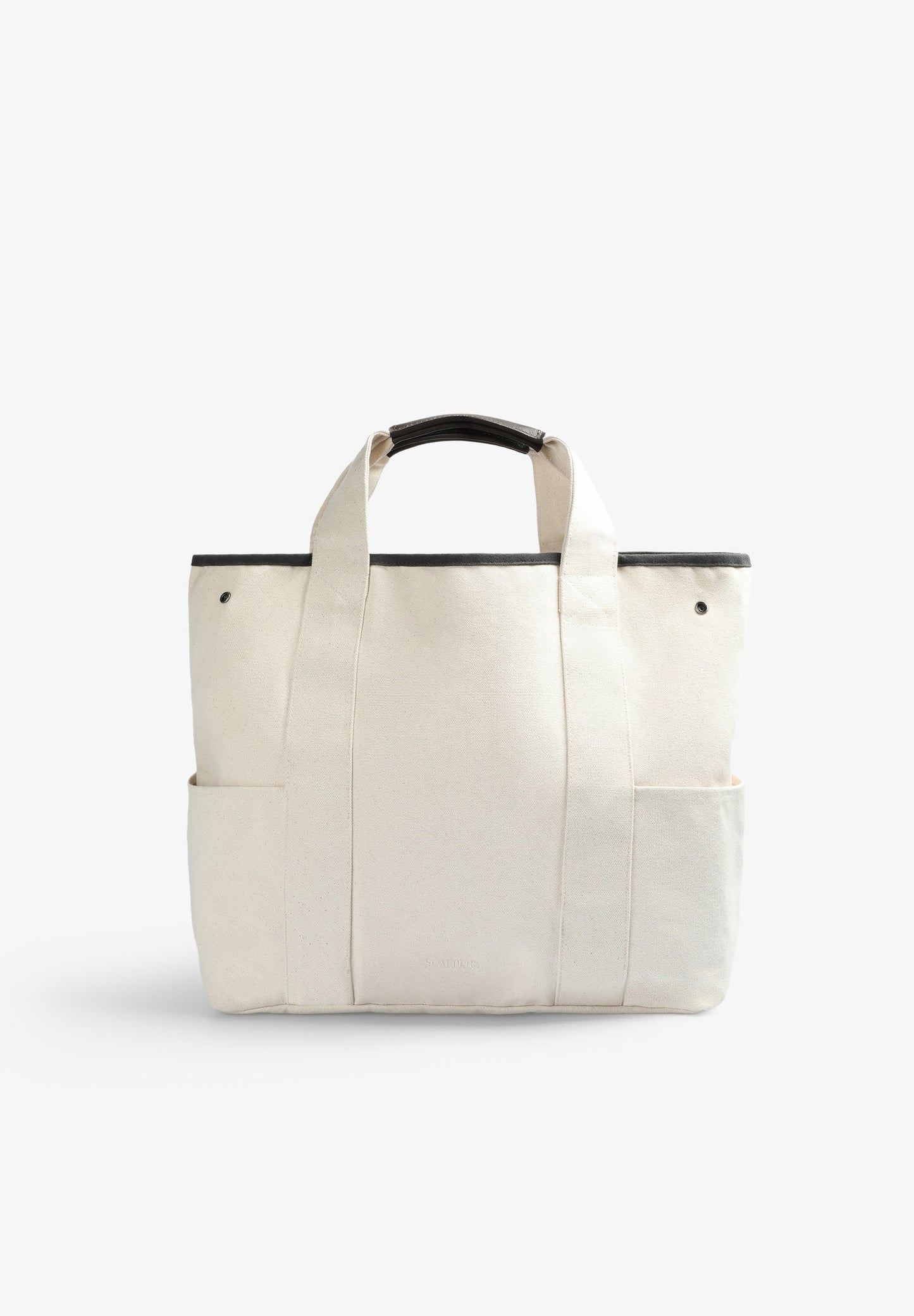 BAG WITH LEATHER DETAILS