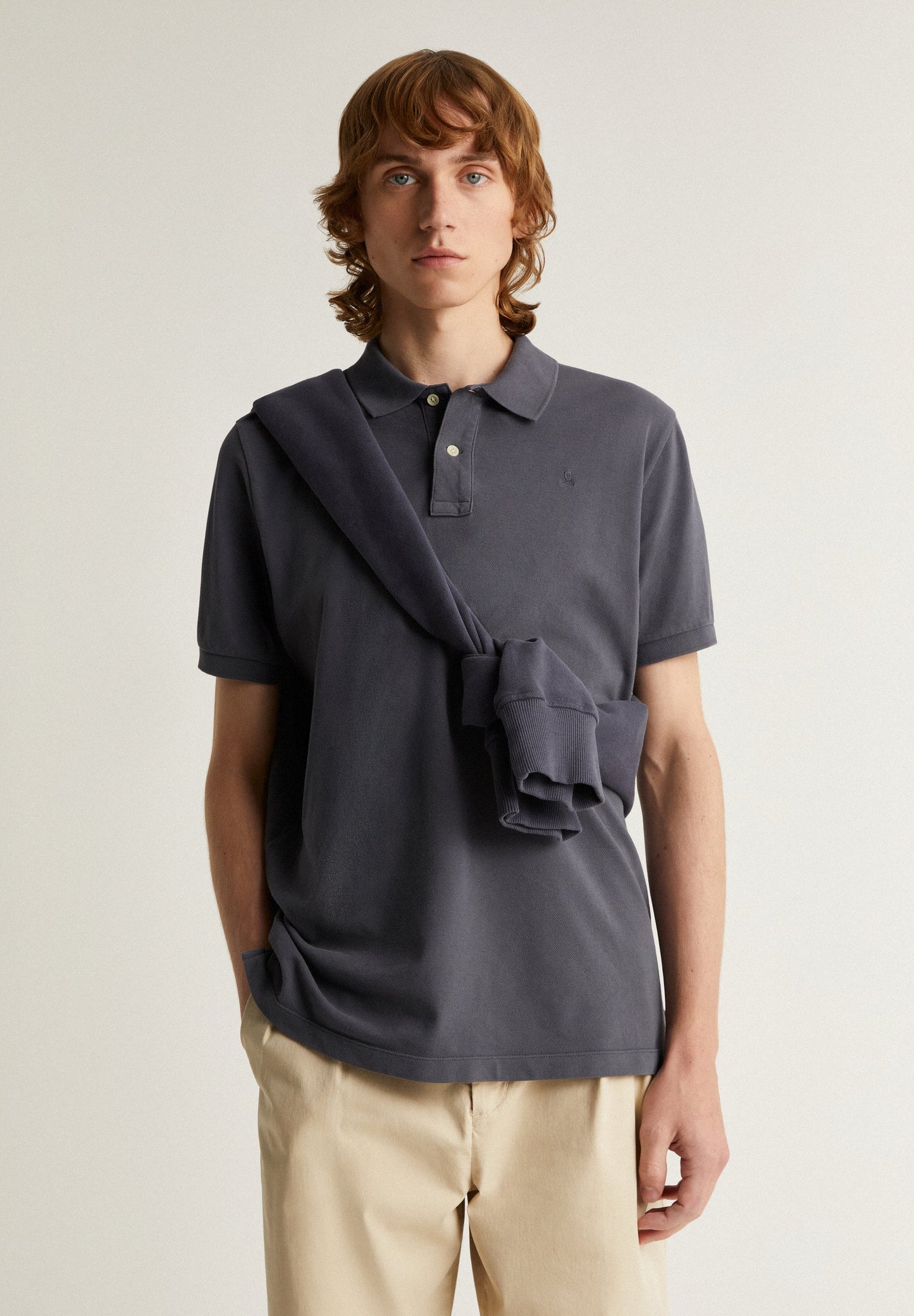 BASIC POLO SHIRT WITH MATCHING SKULL