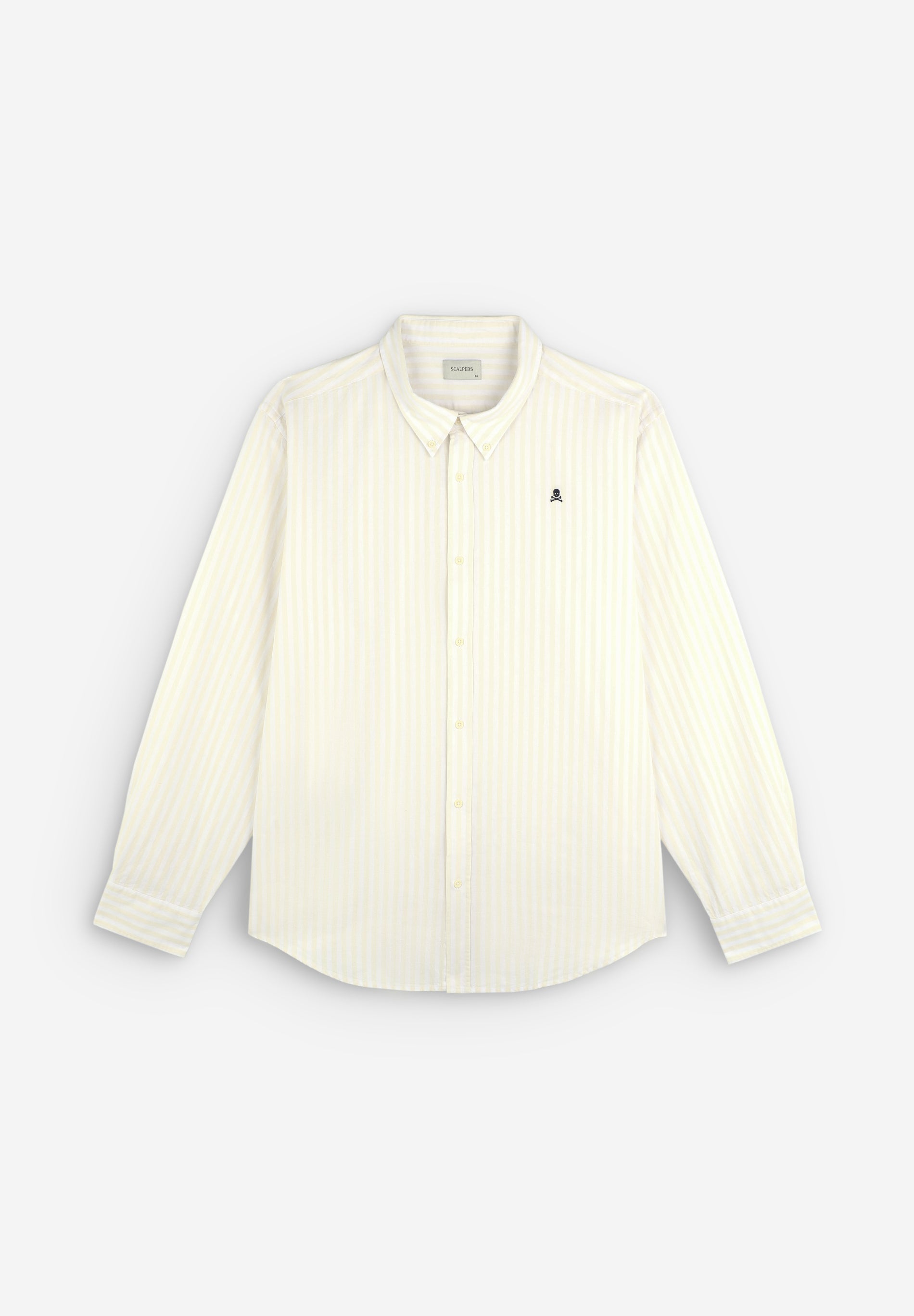STRIPE SHIRT WITH BUTTON-DOWN COLLAR