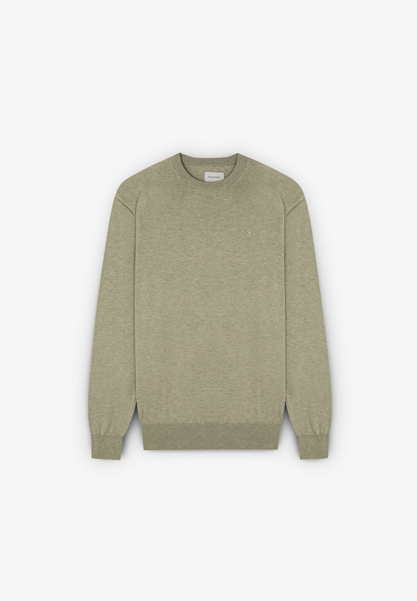 ROUND NECK SWEATER WITH SKULL