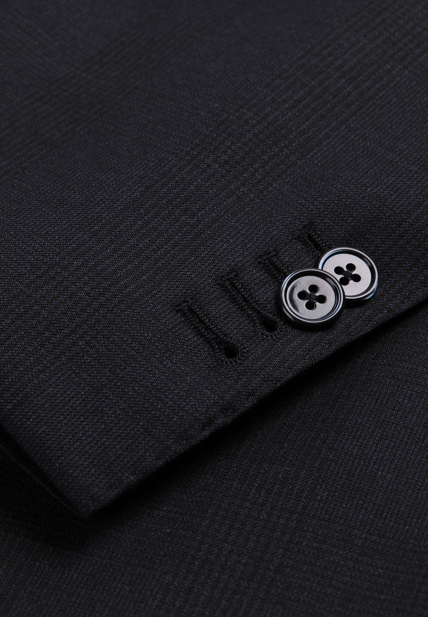 PREMIUM NAVY BLUE CHECK WOOL SUIT