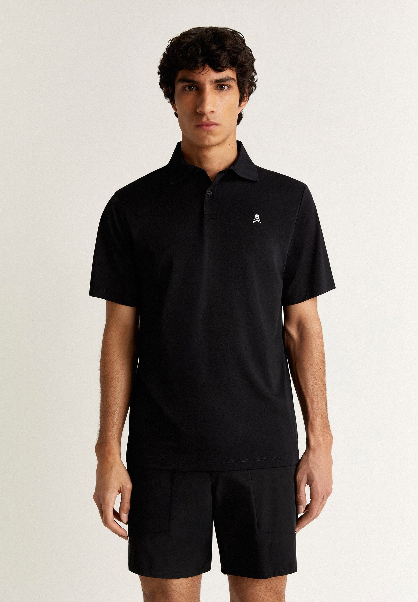 ADRENALINE TECHNICAL SKULL POLO SHIRT