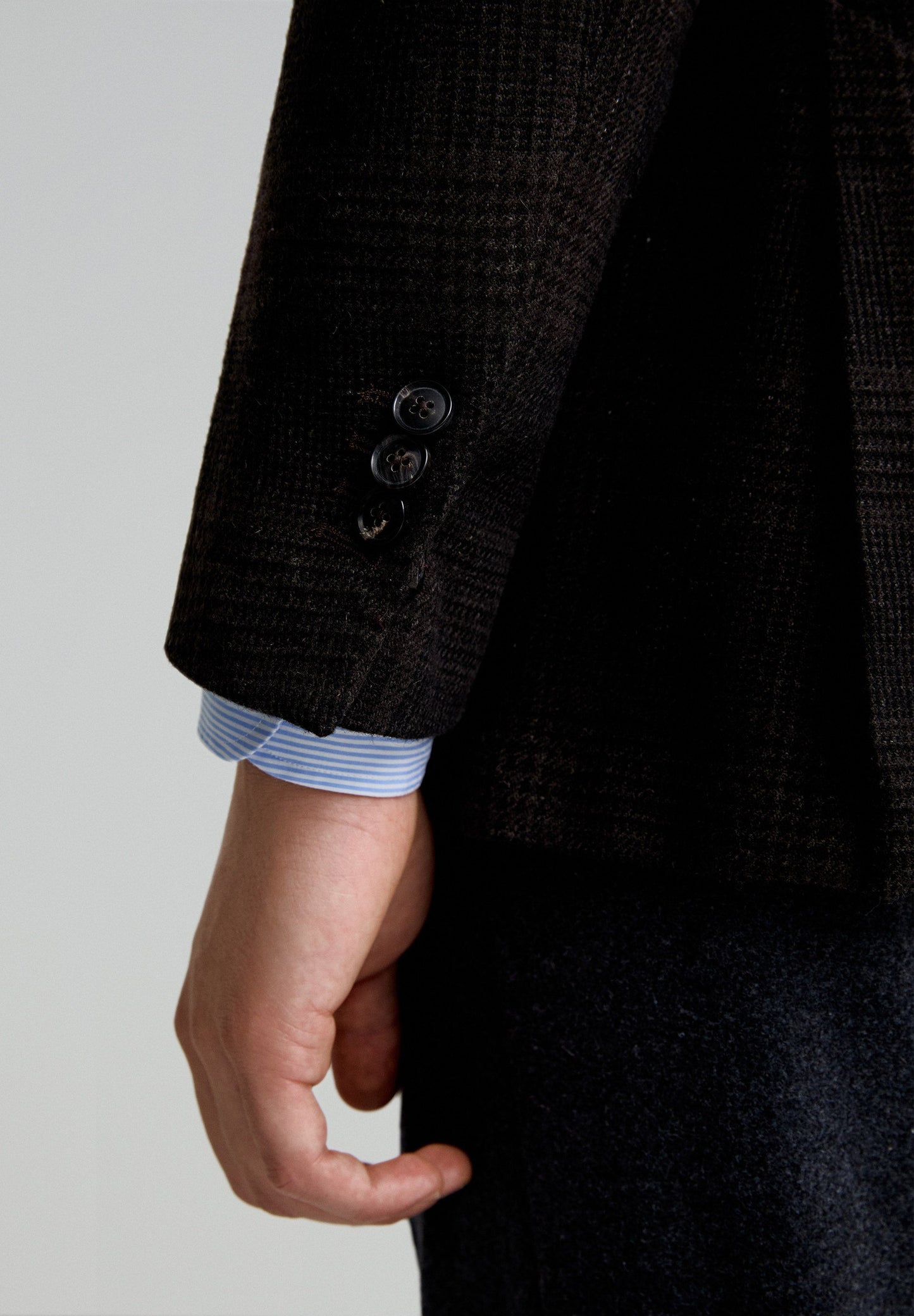 WOOL CHECK BLAZER