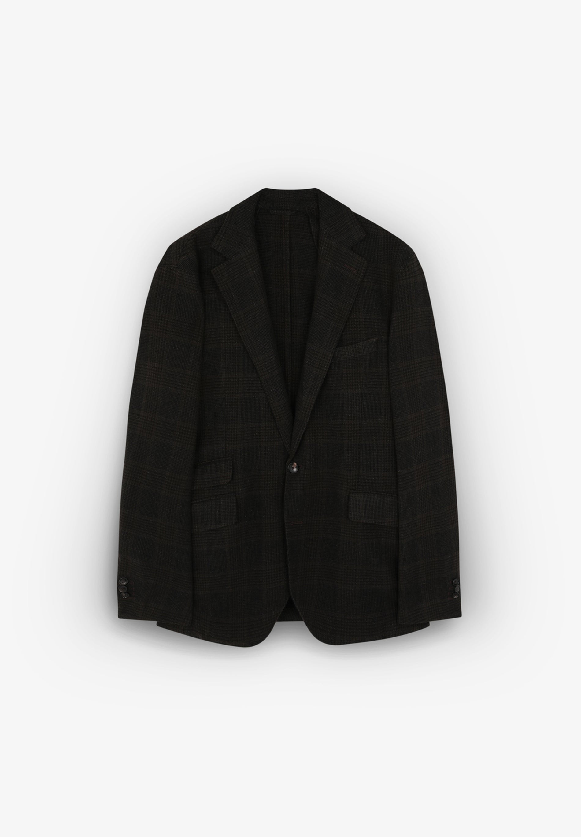 WOOL CHECK BLAZER