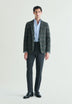 KARIERTER BLAZER AUS WOLLE