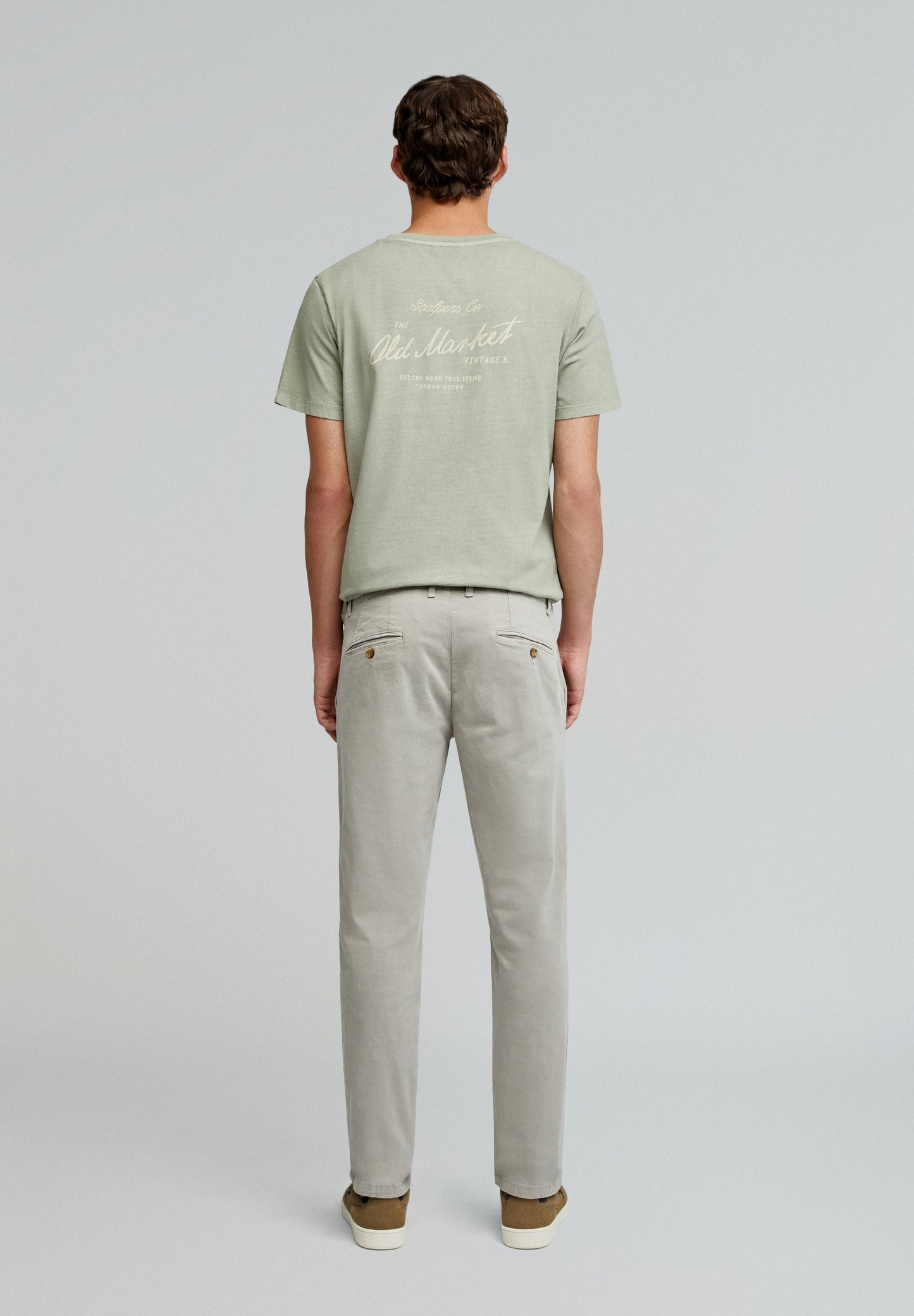 CHINO TROUSERS WITH DARTS