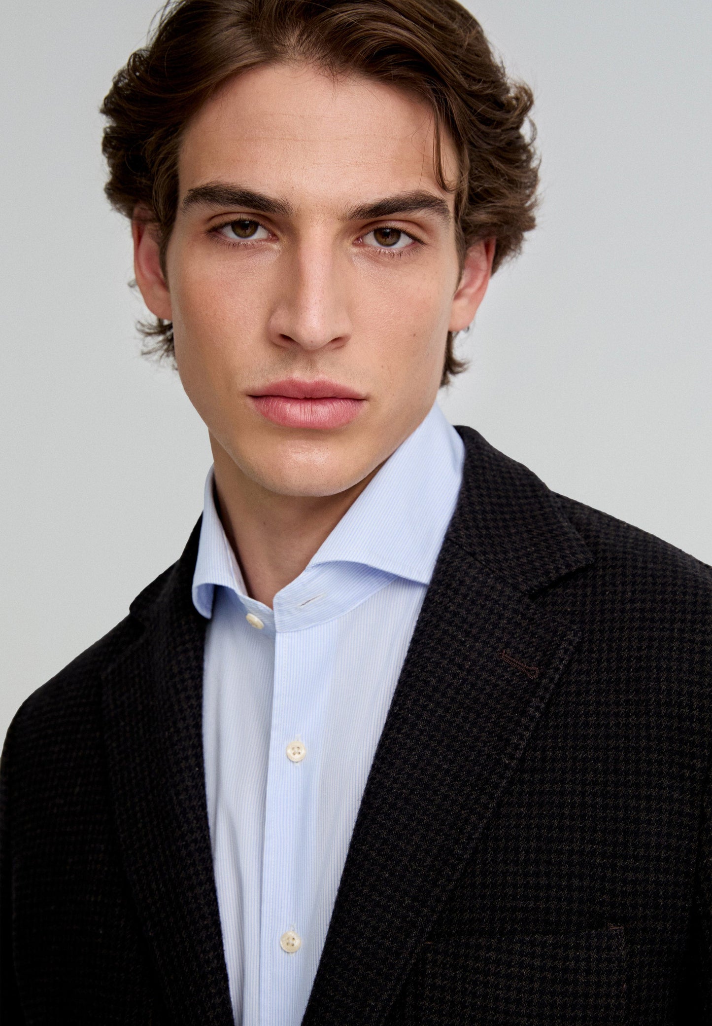 MINI CHECK WOOL BLAZER