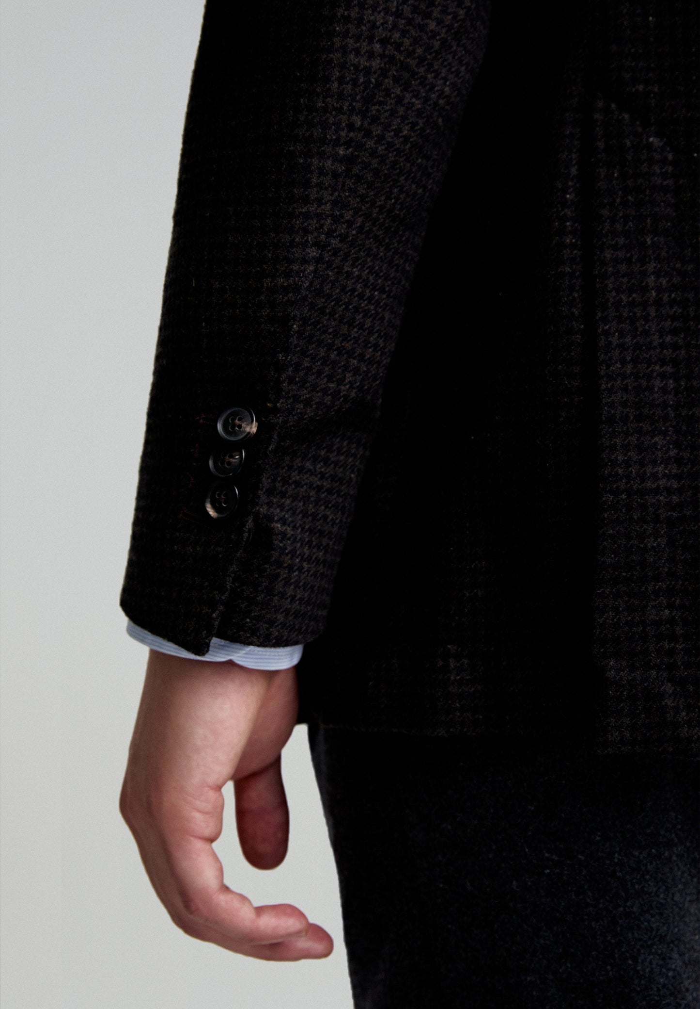 MINI CHECK WOOL BLAZER