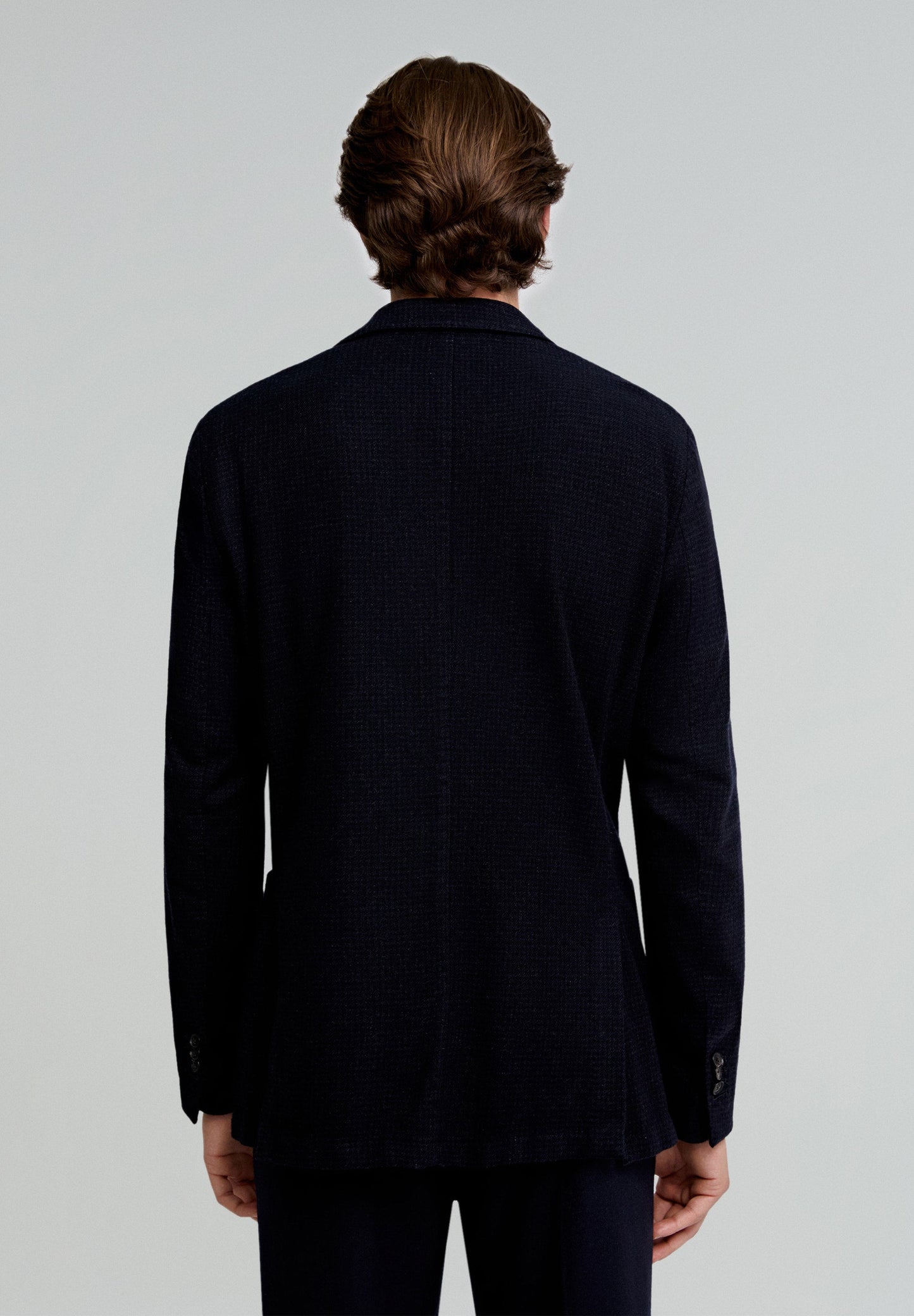 MINI CHECK WOOL BLAZER