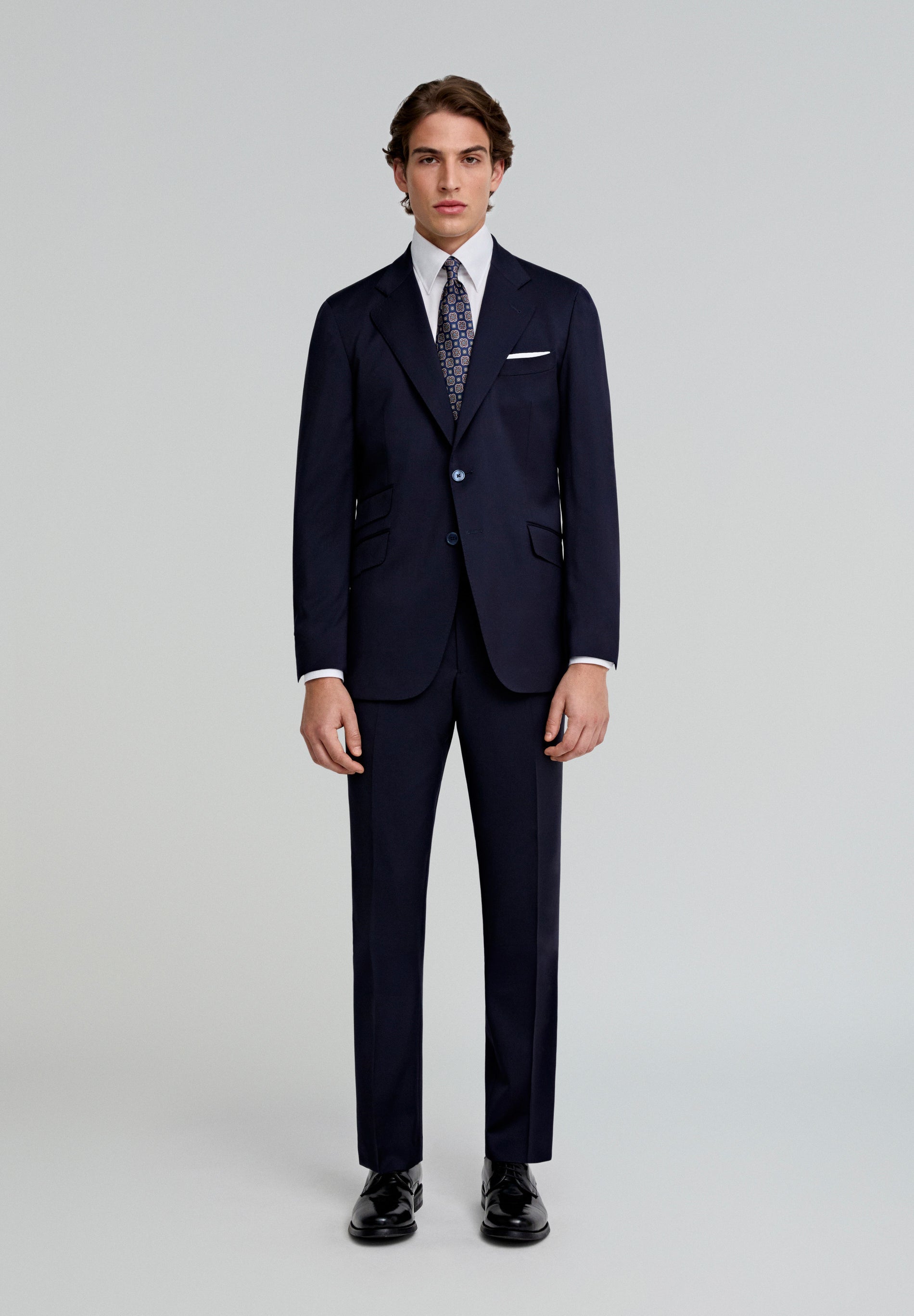 COSTUME EN LAINE BLEU