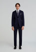 BLAUER ANZUG AUS WOLLE
