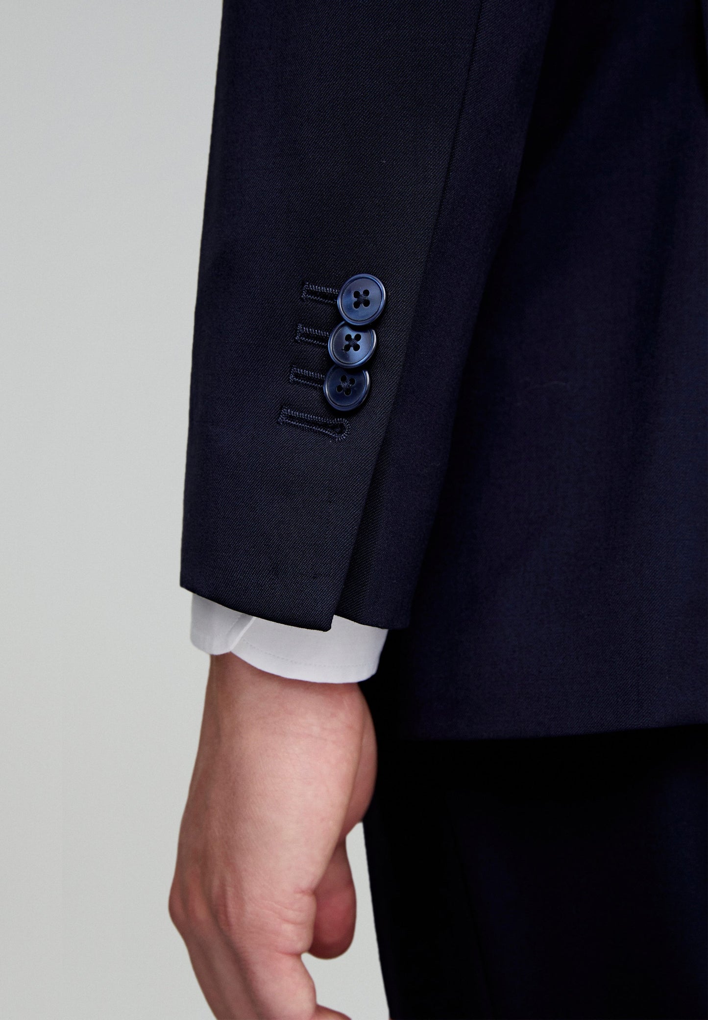 COSTUME EN LAINE BLEU