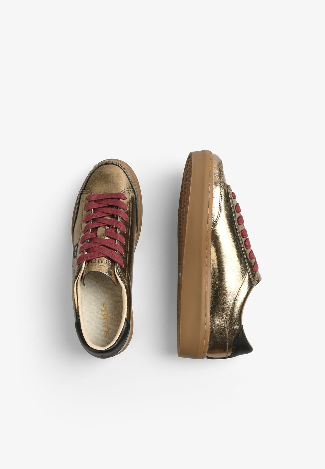 SNEAKERS METALIZADA SUELA PLATAFORMA - Scalpers