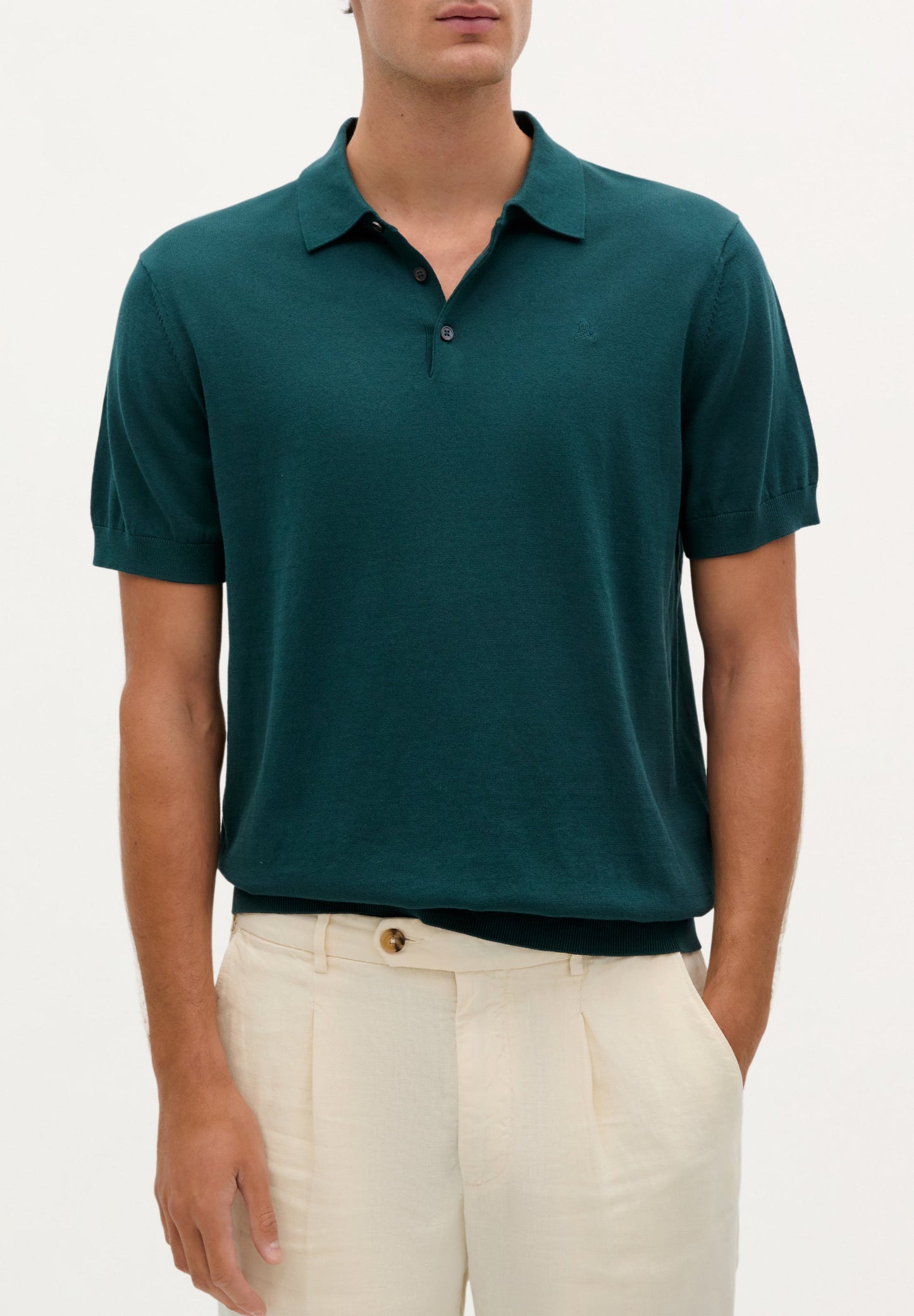 FINE KNIT POLO