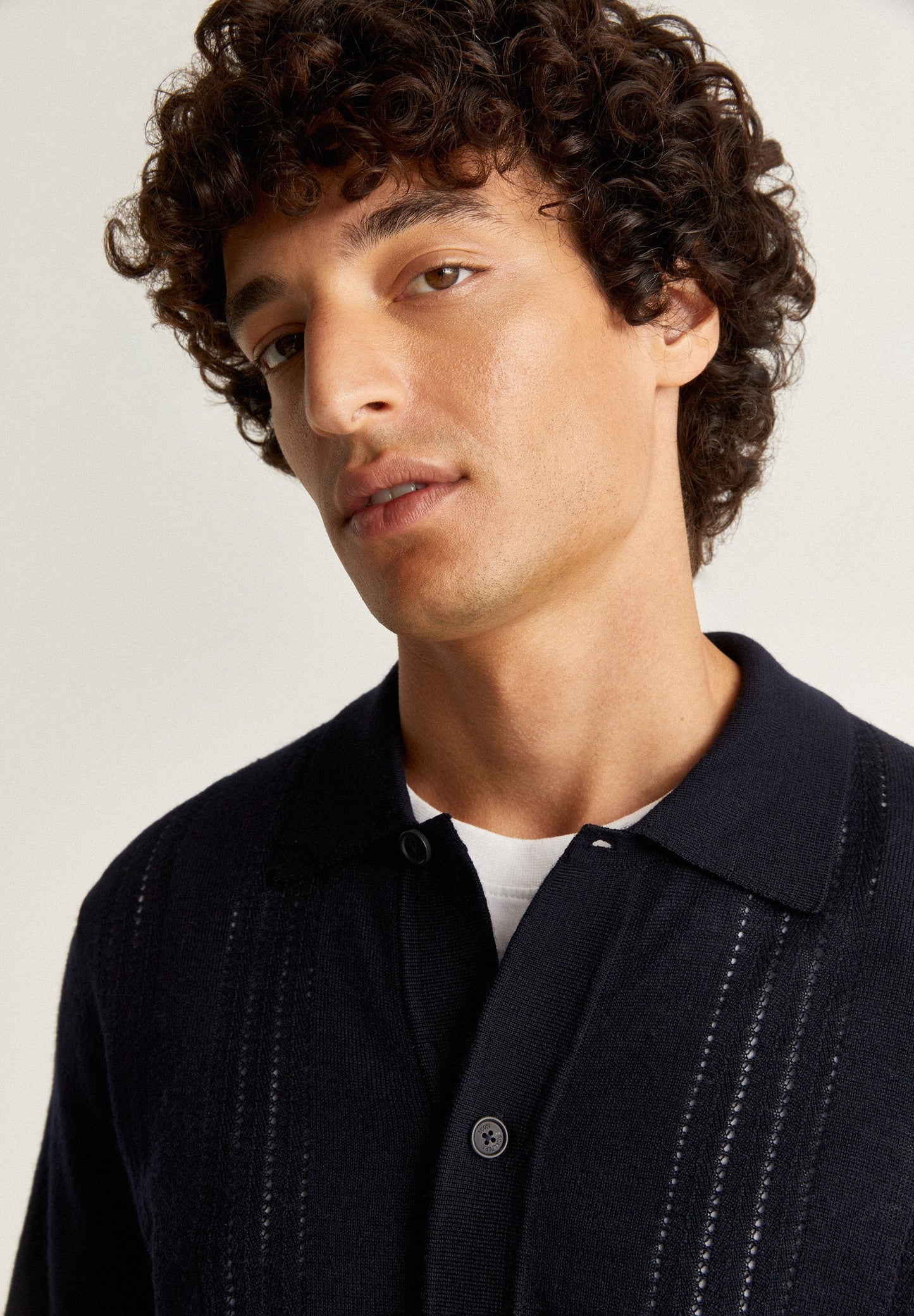 PREMIUM OPENWORK KNIT CARDIGAN