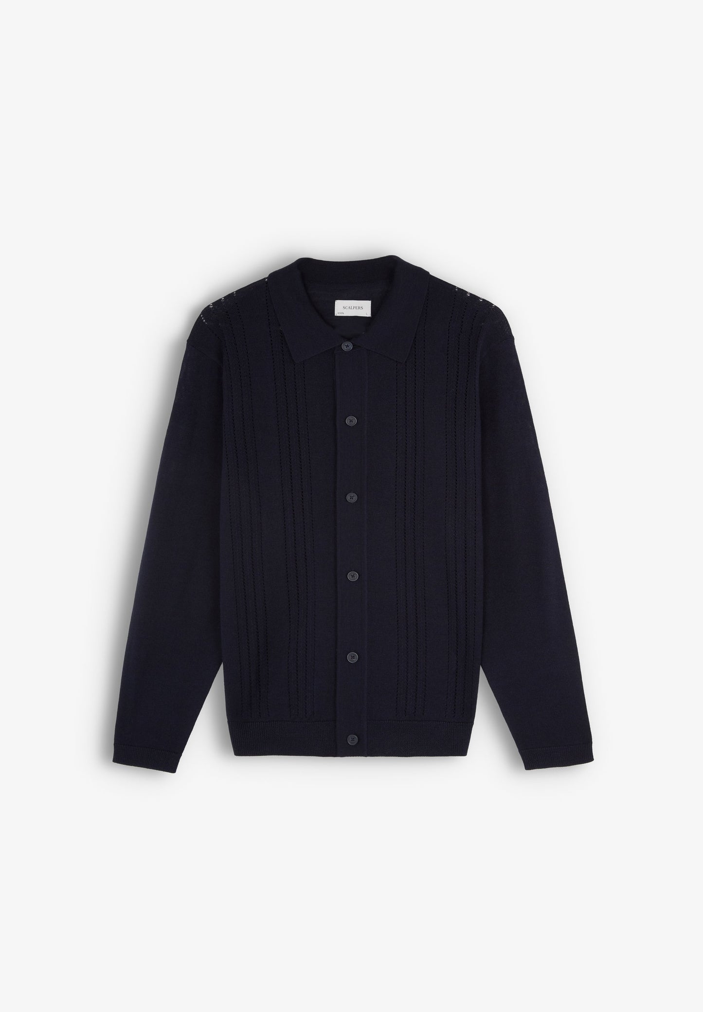 PREMIUM OPENWORK KNIT CARDIGAN