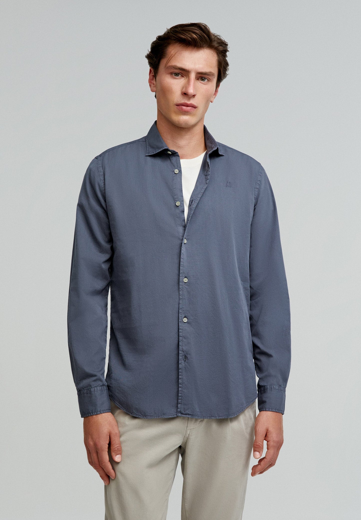 CHEMISE SKULL BRODÉ TON SUR TON