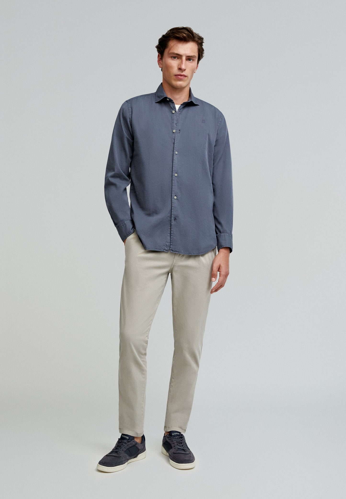 CHEMISE SKULL BRODÉ TON SUR TON