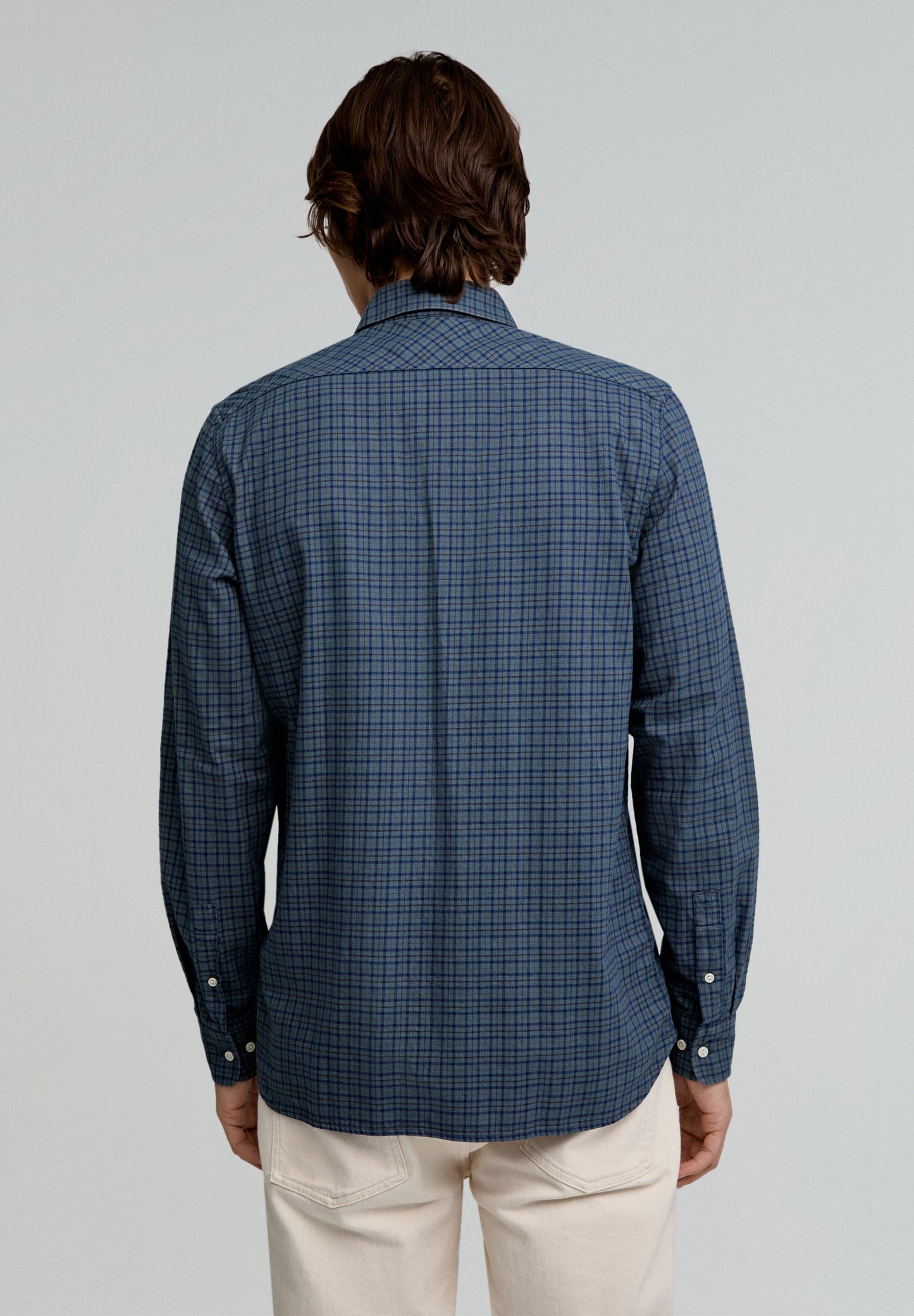 CHECK SHIRT WITH BUTTONED POCKETS