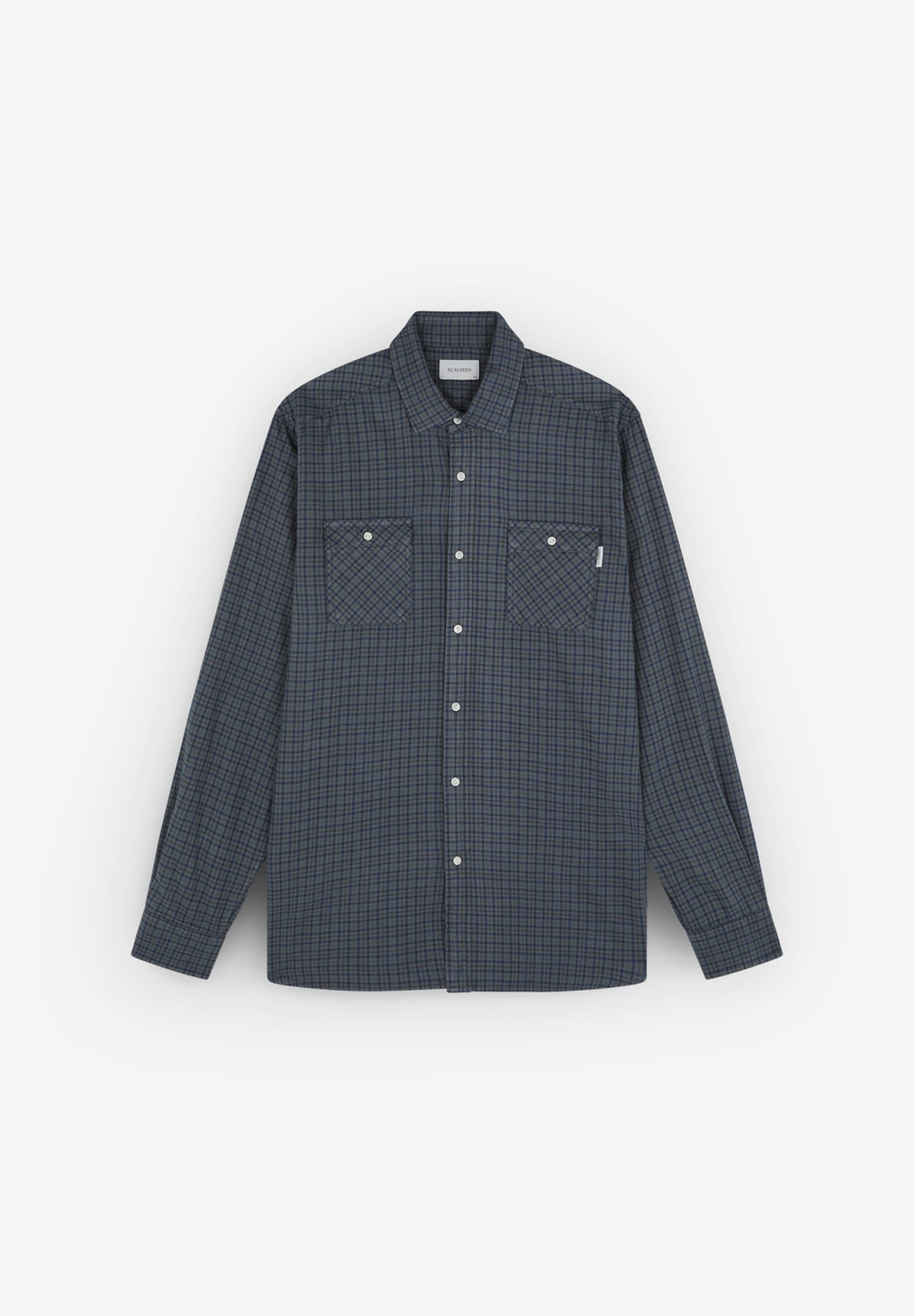 CHECK SHIRT WITH BUTTONED POCKETS