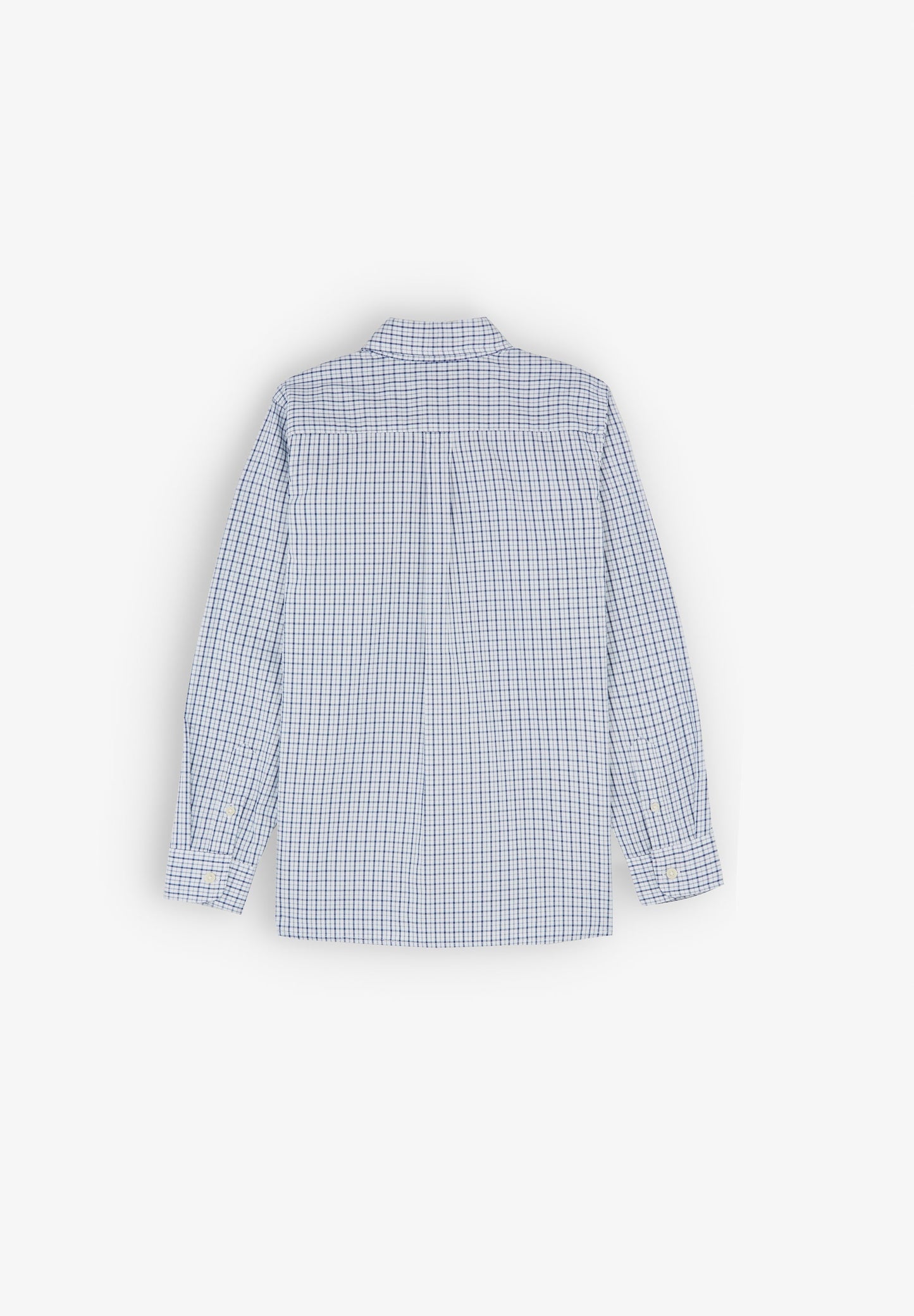 CHECKED SHIRT WITH CONTRAST SKULL