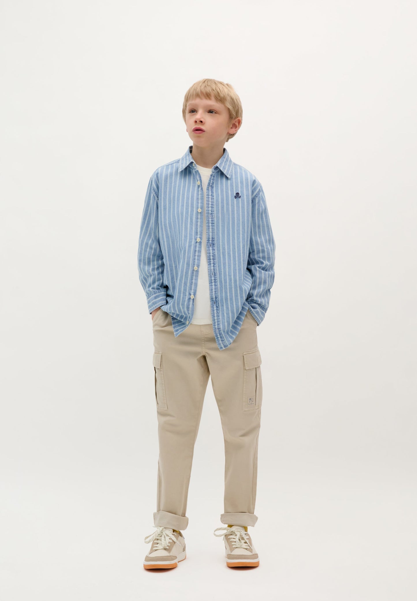 CHEMISE DENIM RAYURES