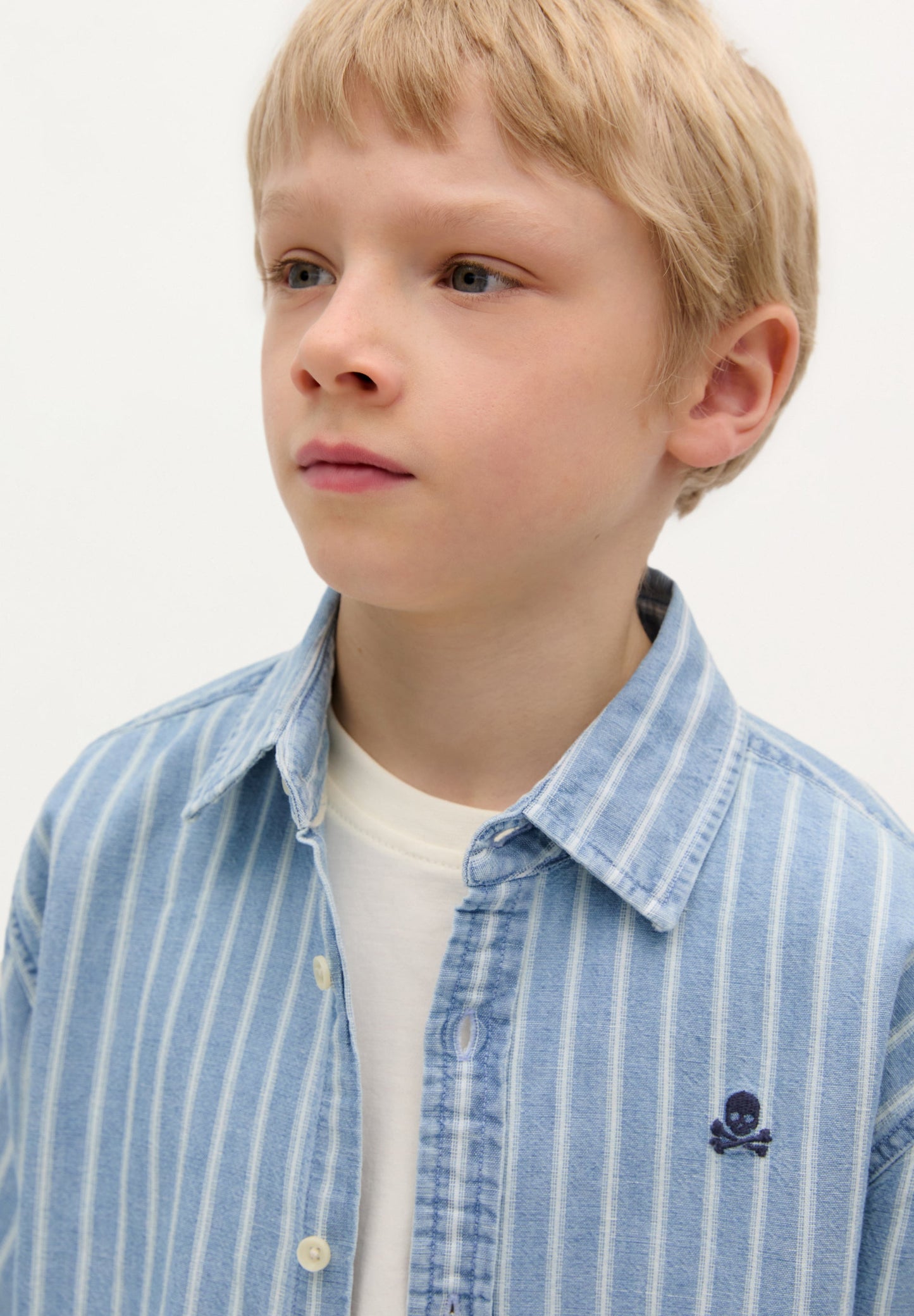 CHEMISE DENIM RAYURES