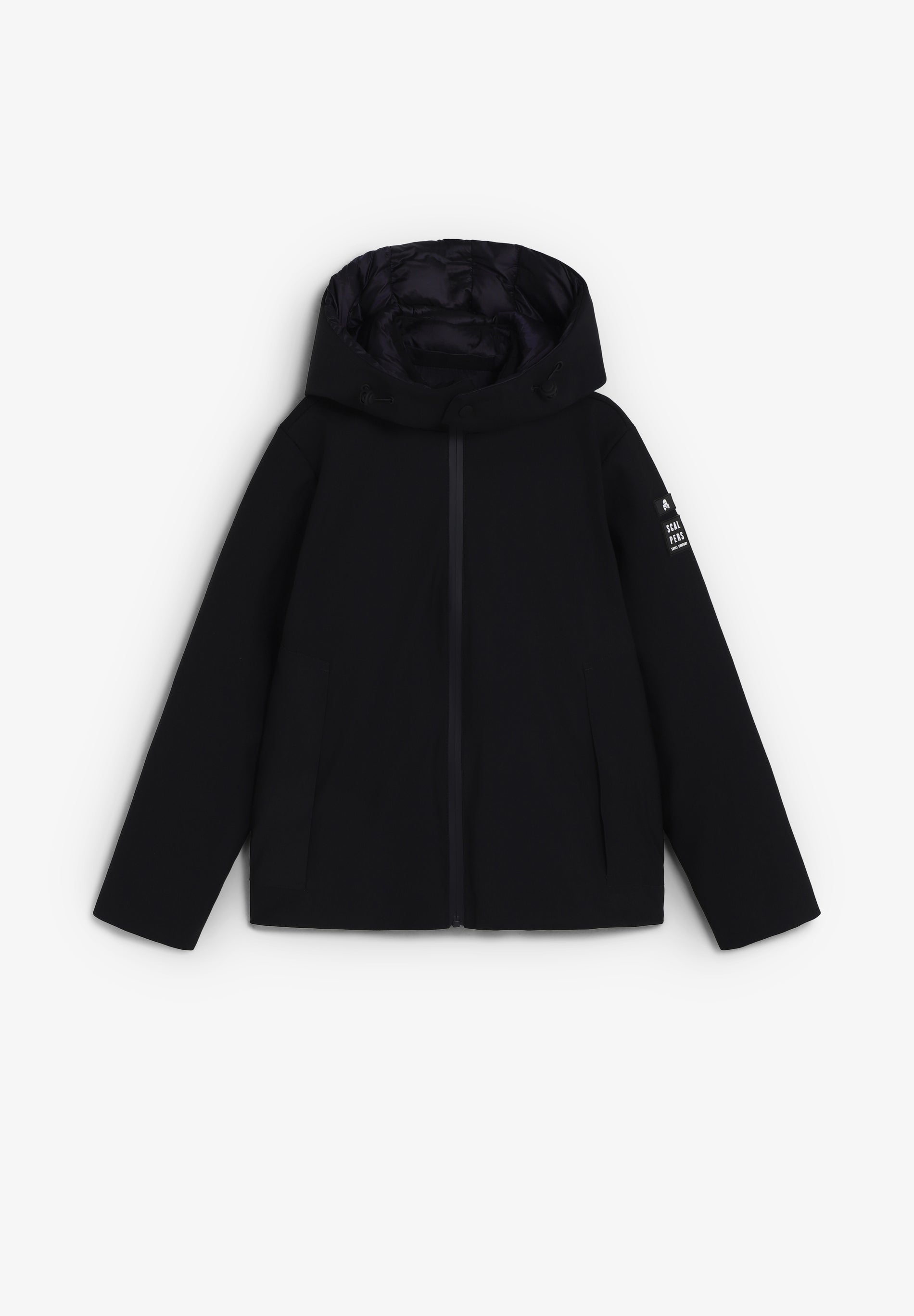 CHAQUETA CAPUCHA DESMONTABLE LOGO